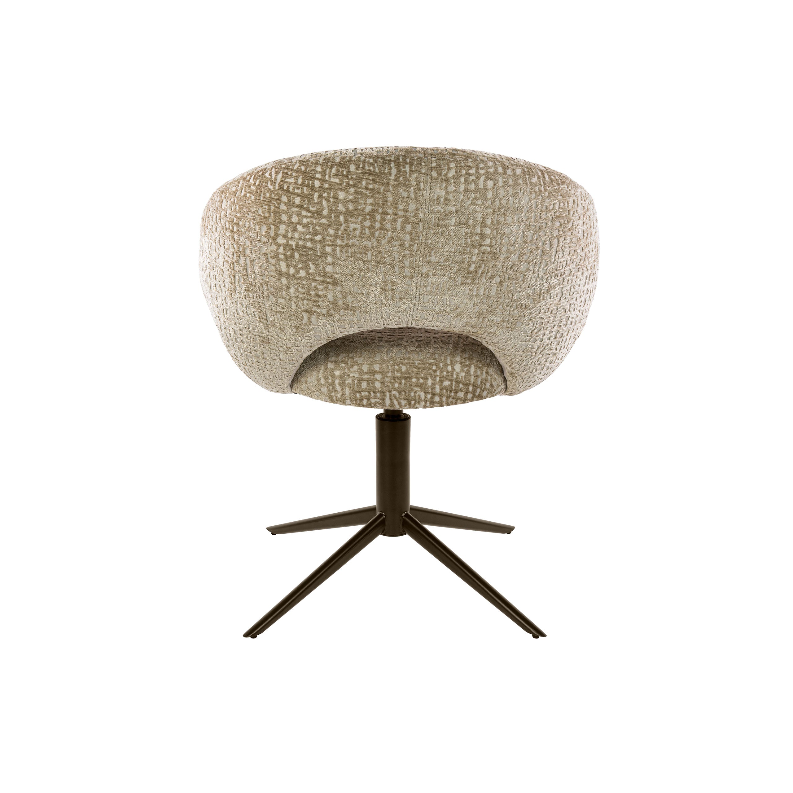 Eetkamerstoel Chup - Beige - Monti Stof - Draaibaar