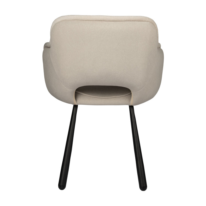 Eetkamerstoel Sorano - Beige - Suede