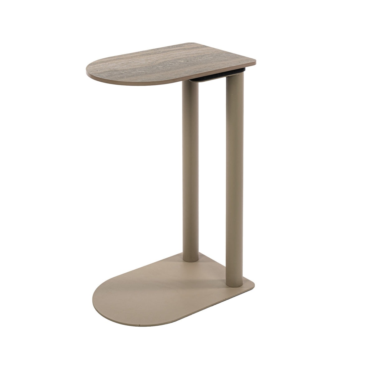 Overzettafel Orelio Beige 3D Travertinlook 70 cm vrijstaand product Meubelista