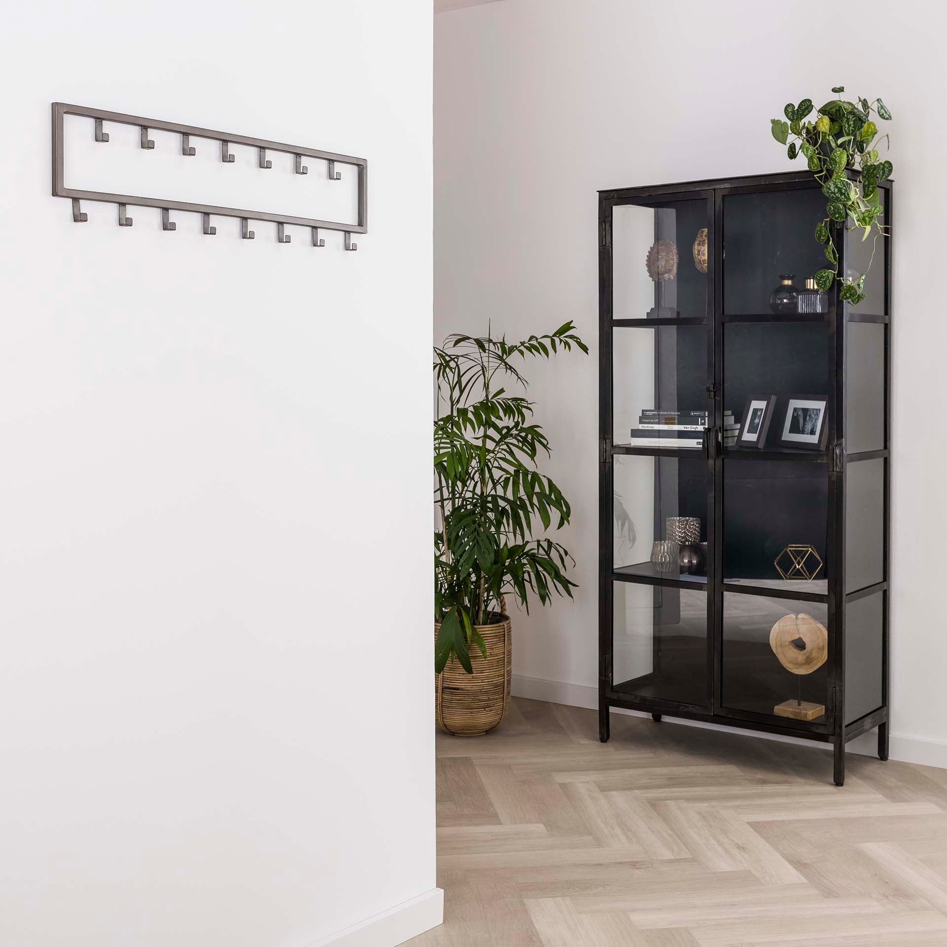 Kapstok Peppy - Metaal - 15 haken - 80 cm