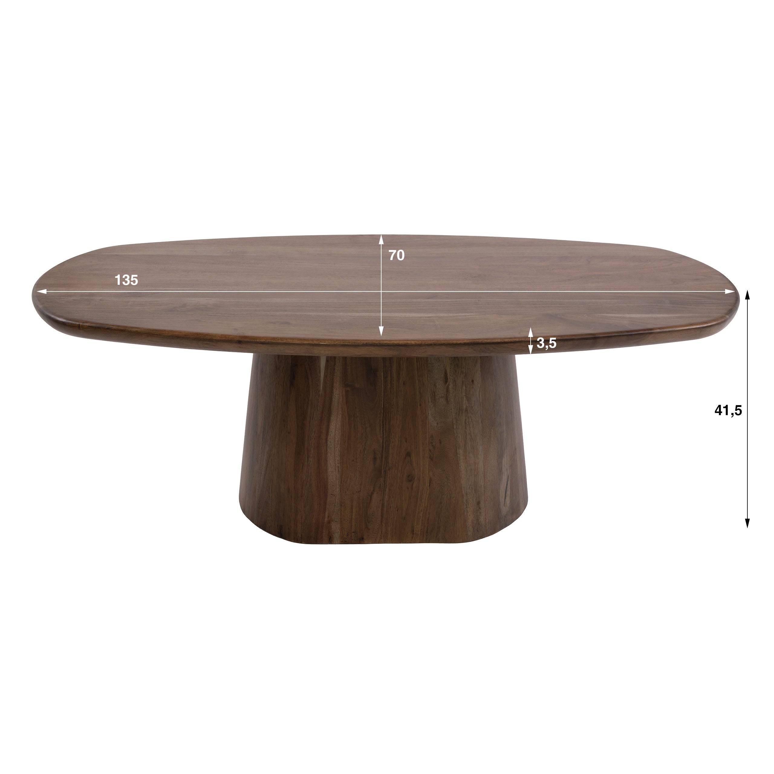 Salontafel Selvo - Organisch - Acaciahout