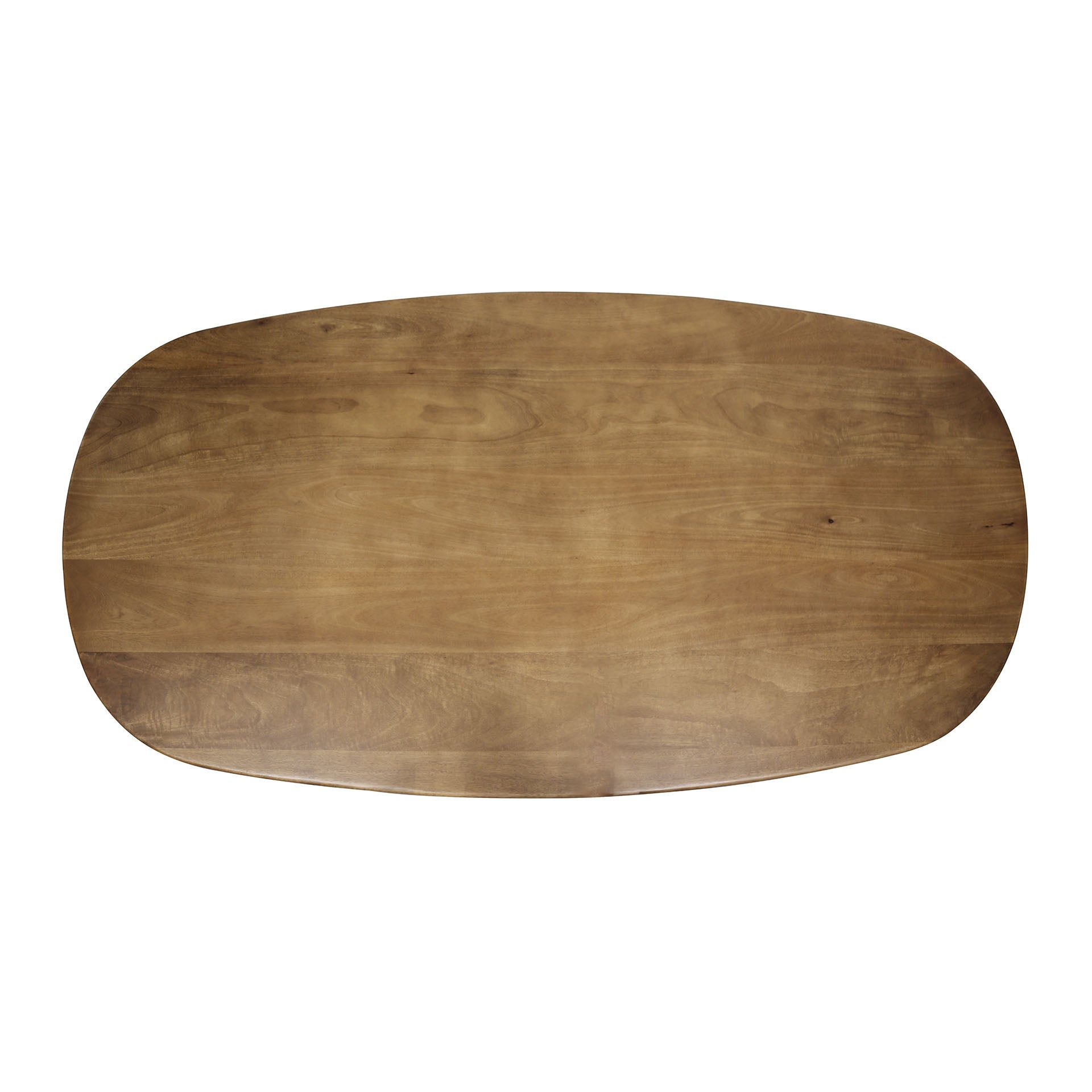 Eettafel Montaro - Bruin - Mangohout - 215 cm - Deens Ovaal