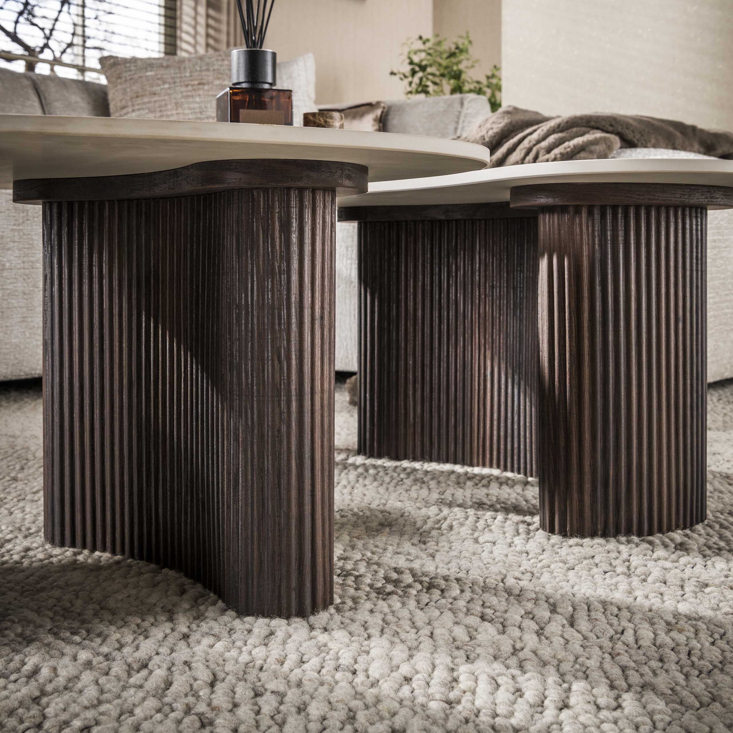 Salontafel Sumi - Organisch - Taj Mahal - Set van 2