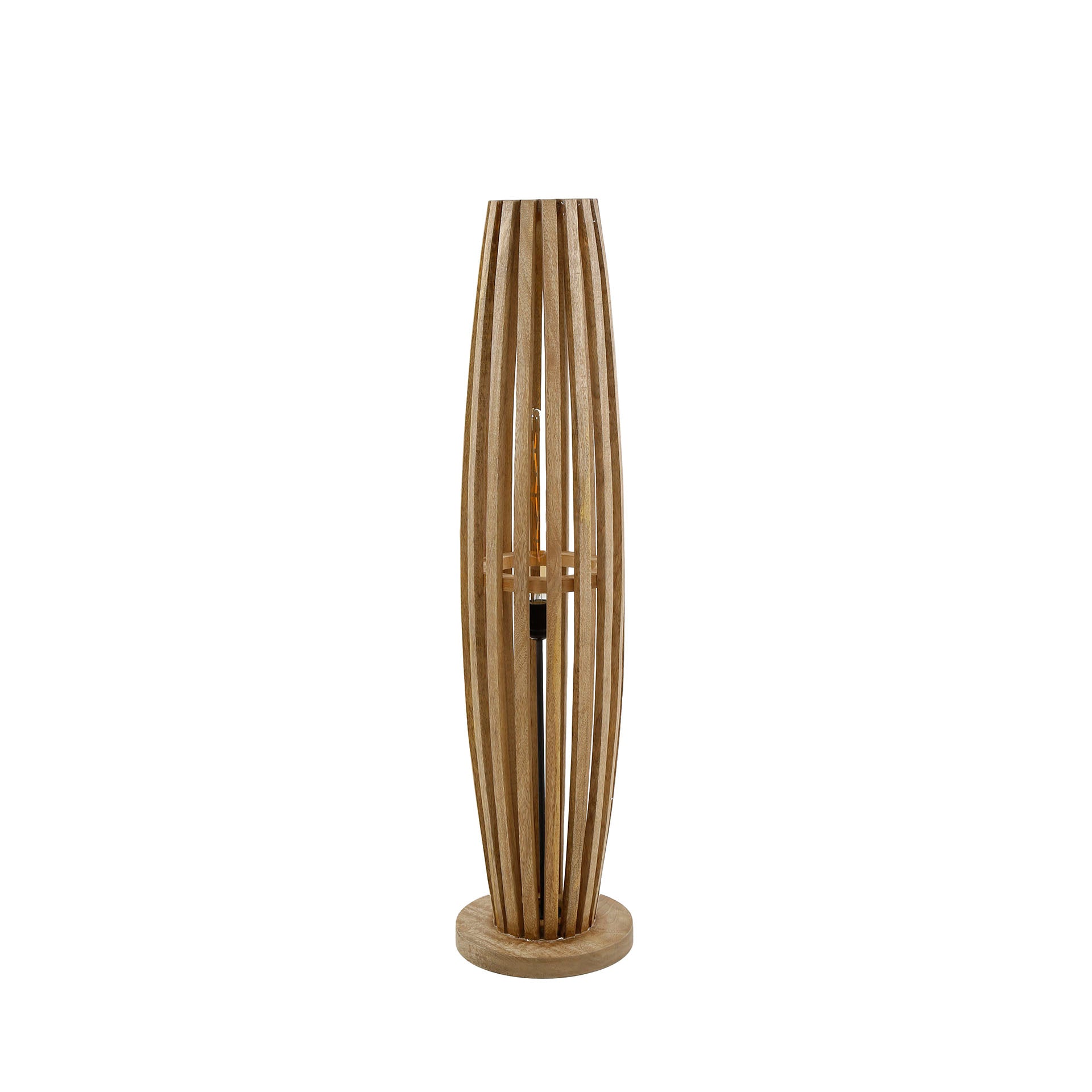 Vloerlamp Orion - Bruin - Mangohout - 105 cm