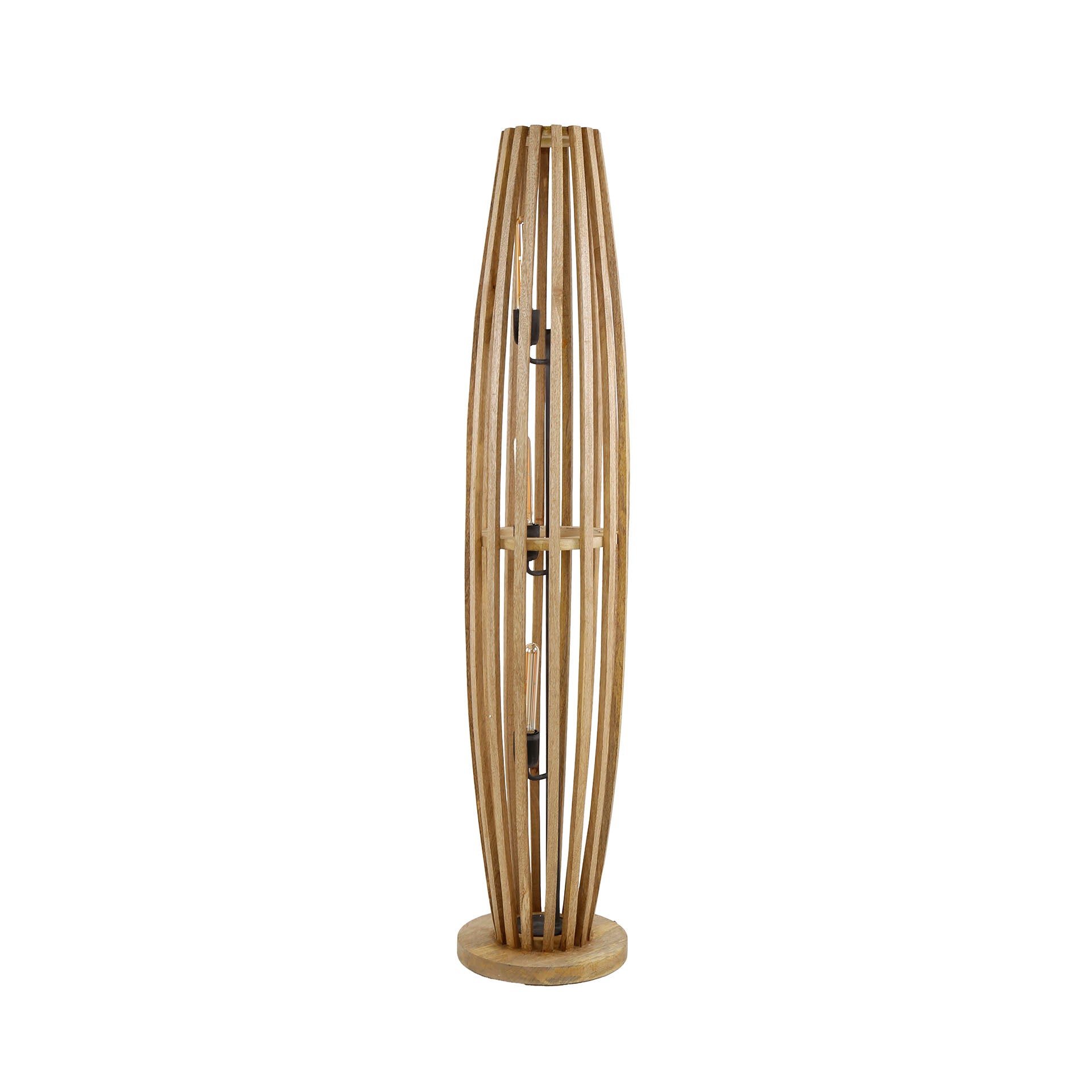 Vloerlamp Orion - Bruin - Mangohout - 145 cm