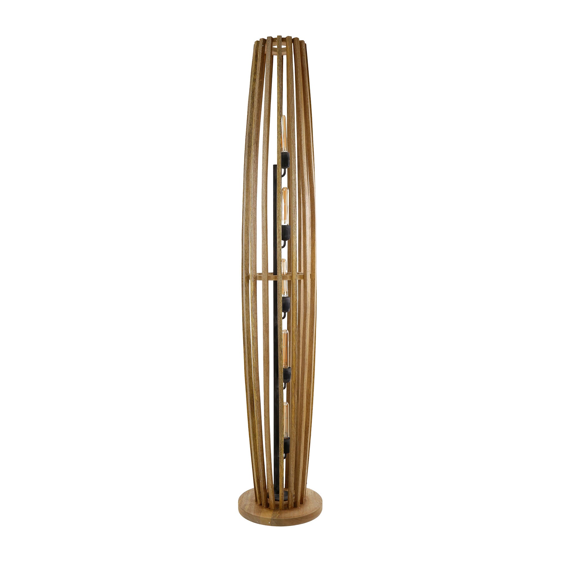 Vloerlamp Orion - Bruin - Mangohout - 190 cm