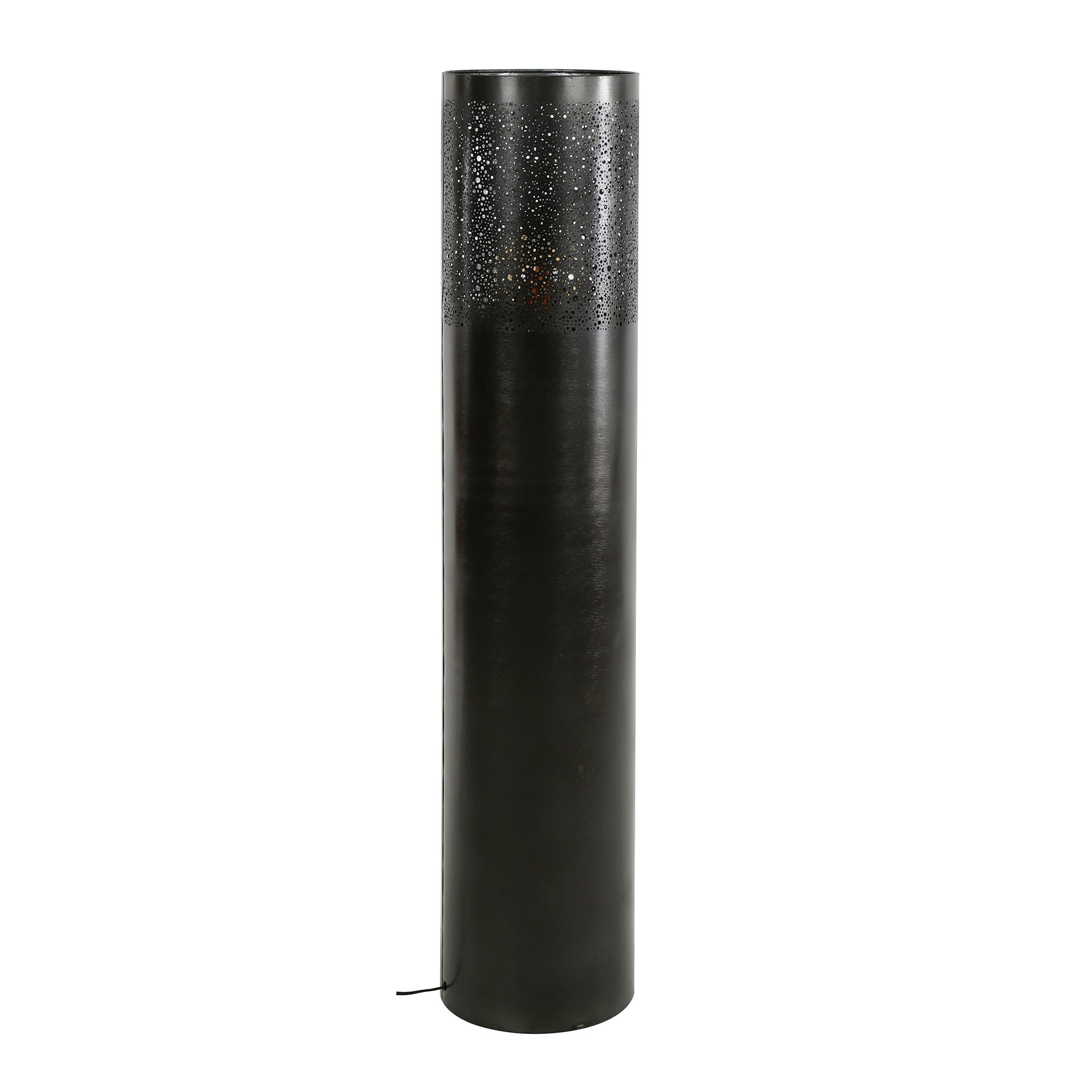 Vloerlamp Ryder - Zwart Nikkel - Metaal