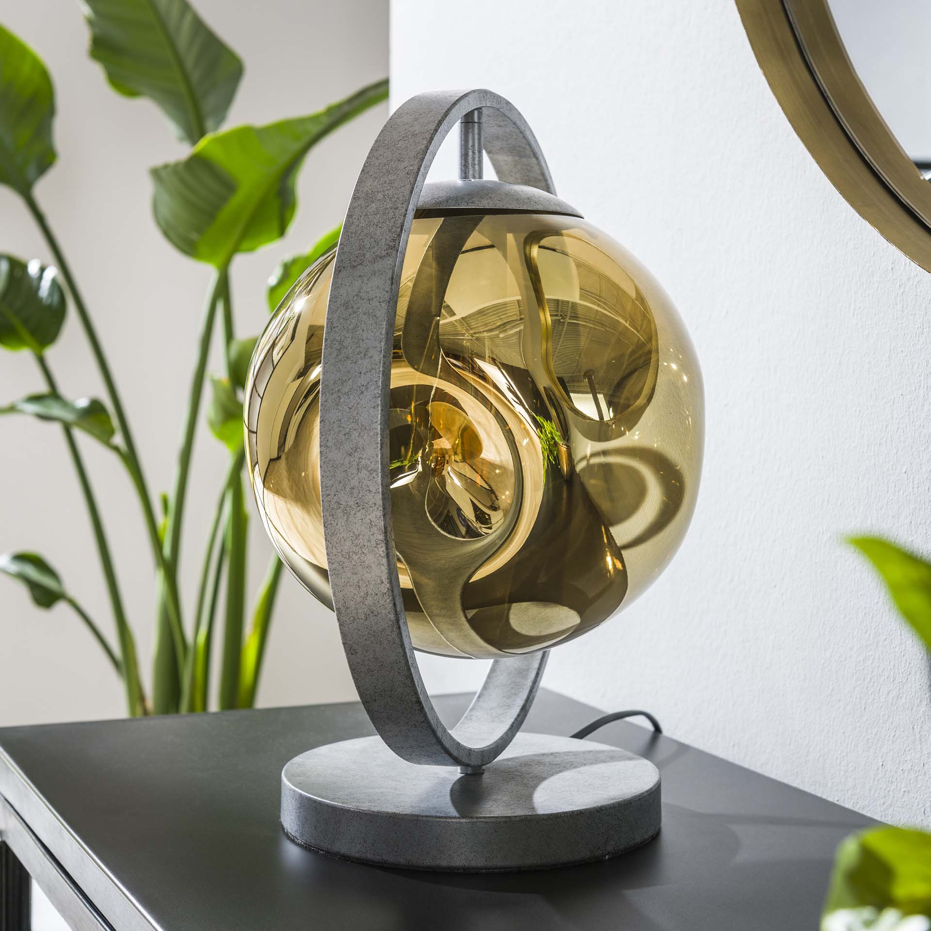 Tafellamp Valor - Oud Zilver - Metaal