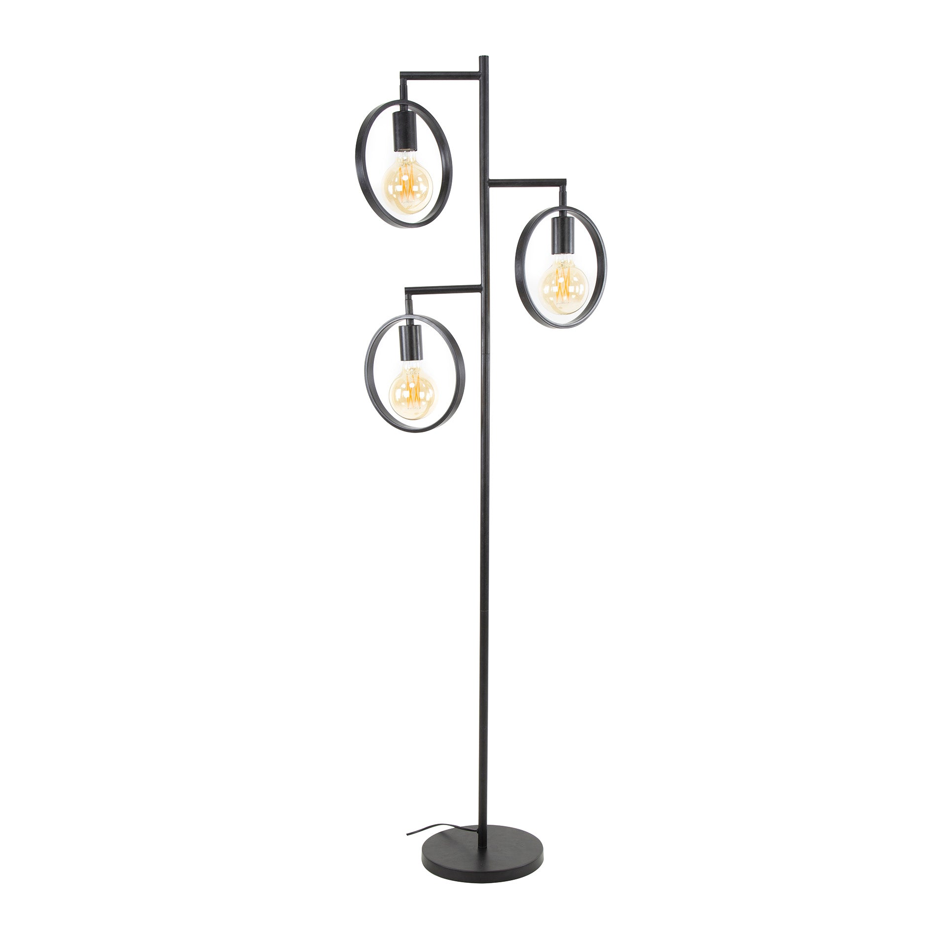Vloerlamp Orbit - Antraciet - Metaal - 155 cm