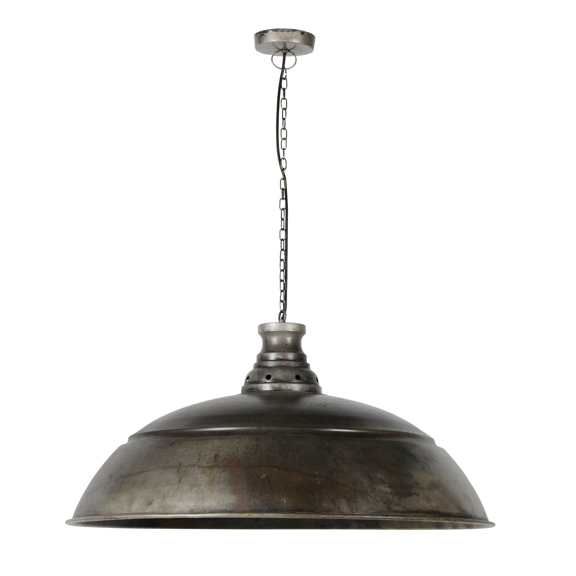 Hanglamp Cindy - 1-lichts - Oud Zilver - Metaal