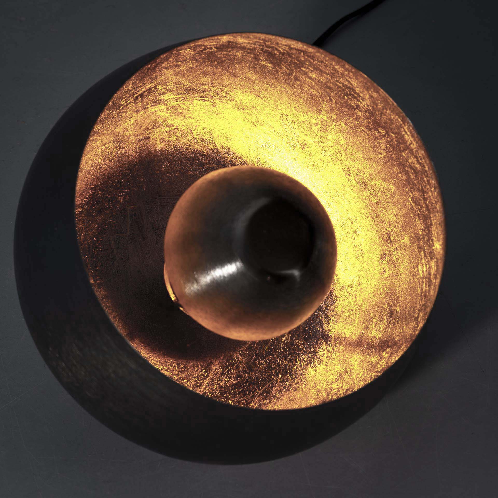 Vloerlamp Breeze - Zwart Nikkel - Metaal - 28 cm