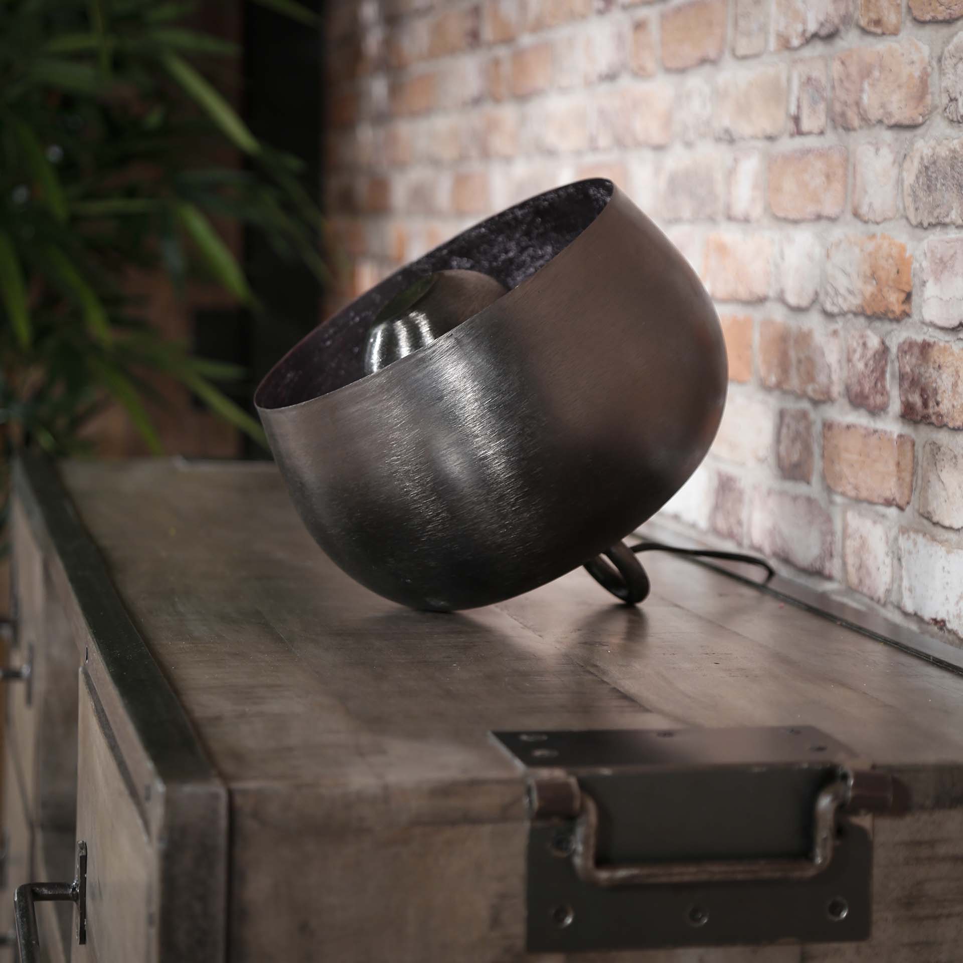 Vloerlamp Breeze - Zwart Nikkel - Metaal - 28 cm