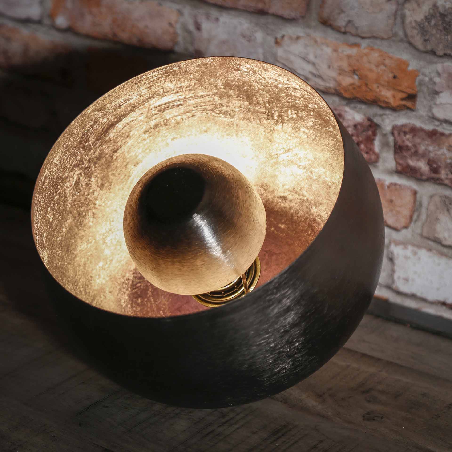 Vloerlamp Breeze - Zwart Nikkel - Metaal - 28 cm