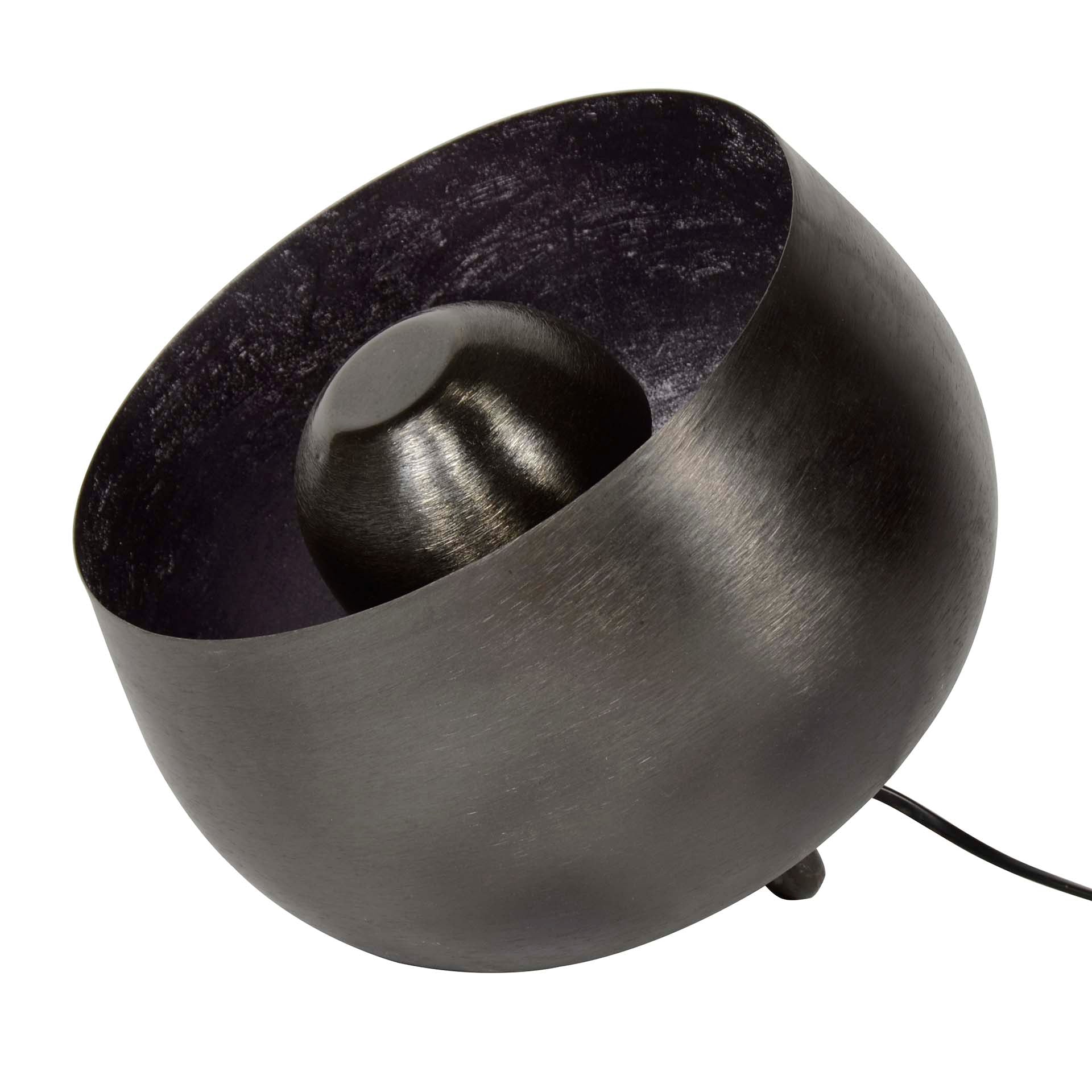 Vloerlamp Breeze - Zwart Nikkel - Metaal - 28 cm