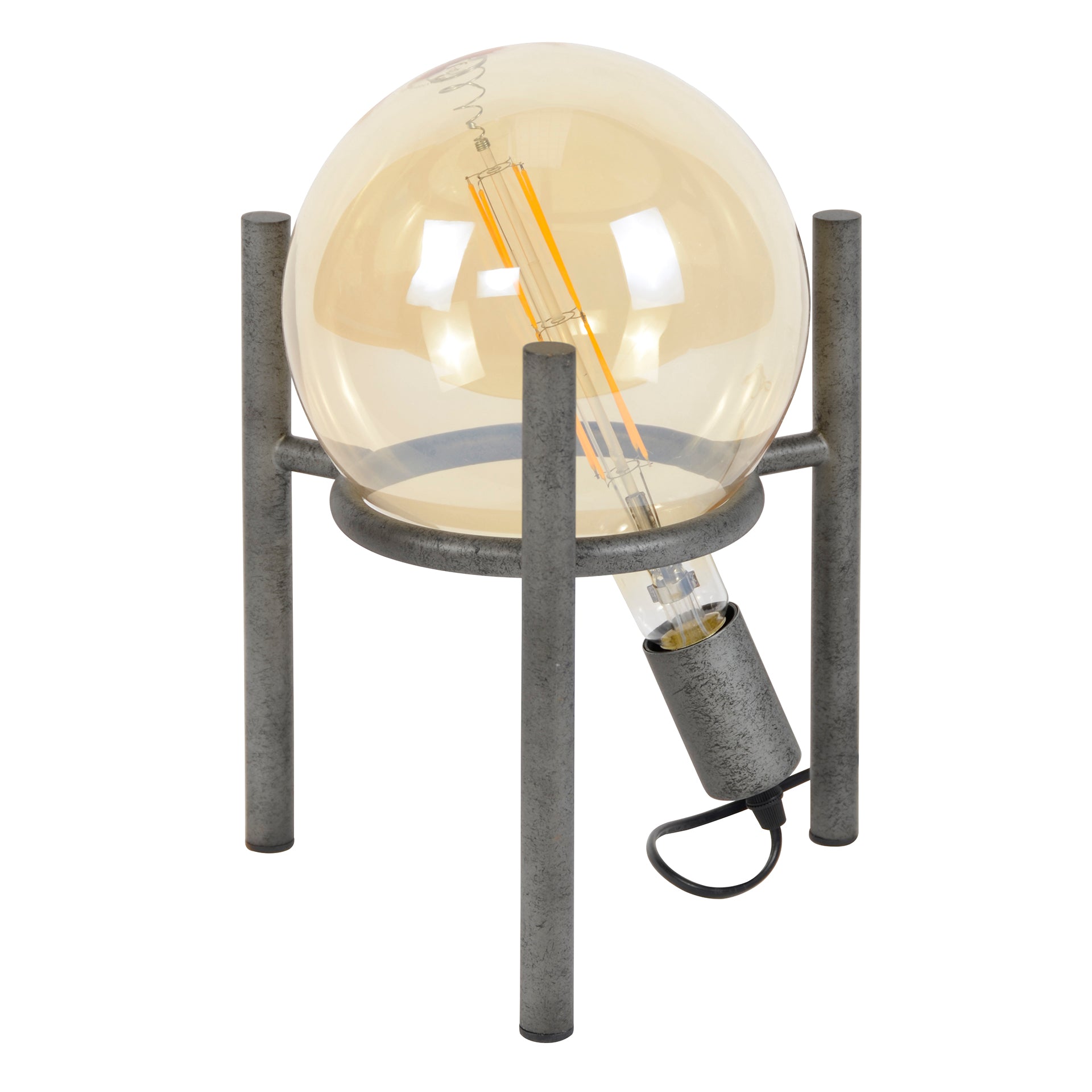 Tafellamp Sol - Oud Zilver - Metaal