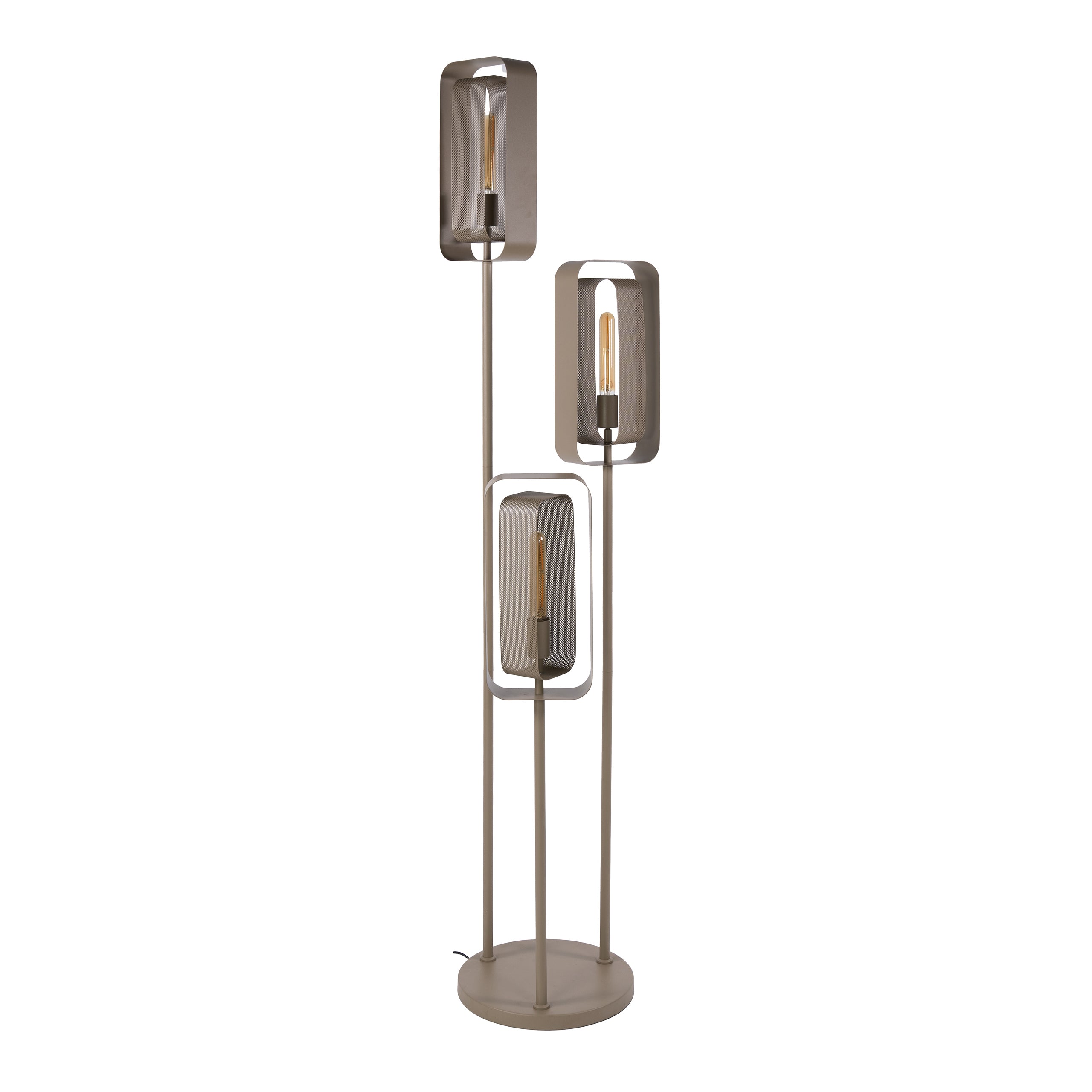 Vloerlamp Juul - 3-lichts - Beige - Mesh