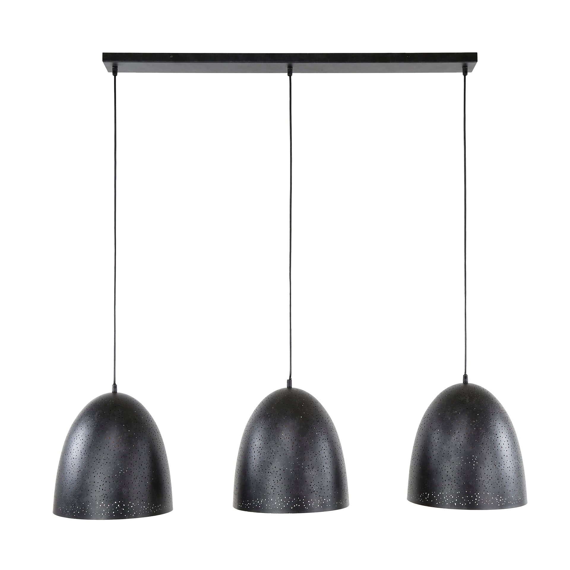 Hanglamp Ceres - 3-lichts - Antraciet - Metaal