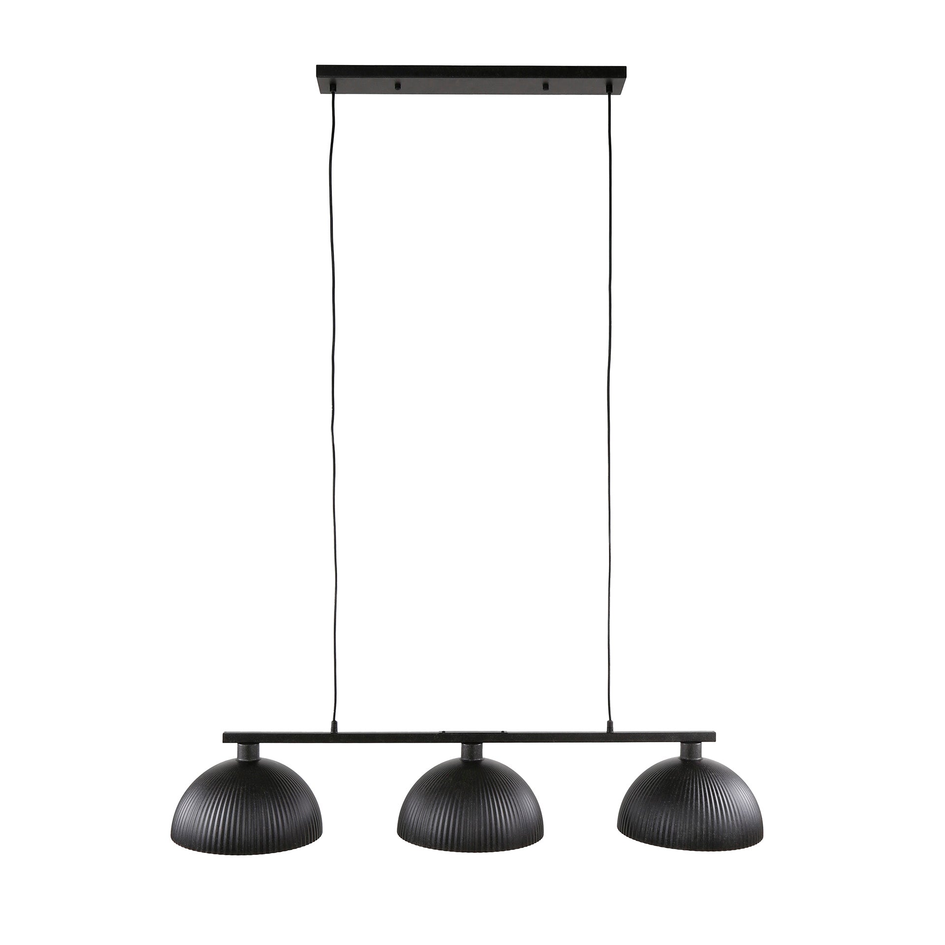 Hanglamp Calista - 3-lichts - Zwart - Metaal