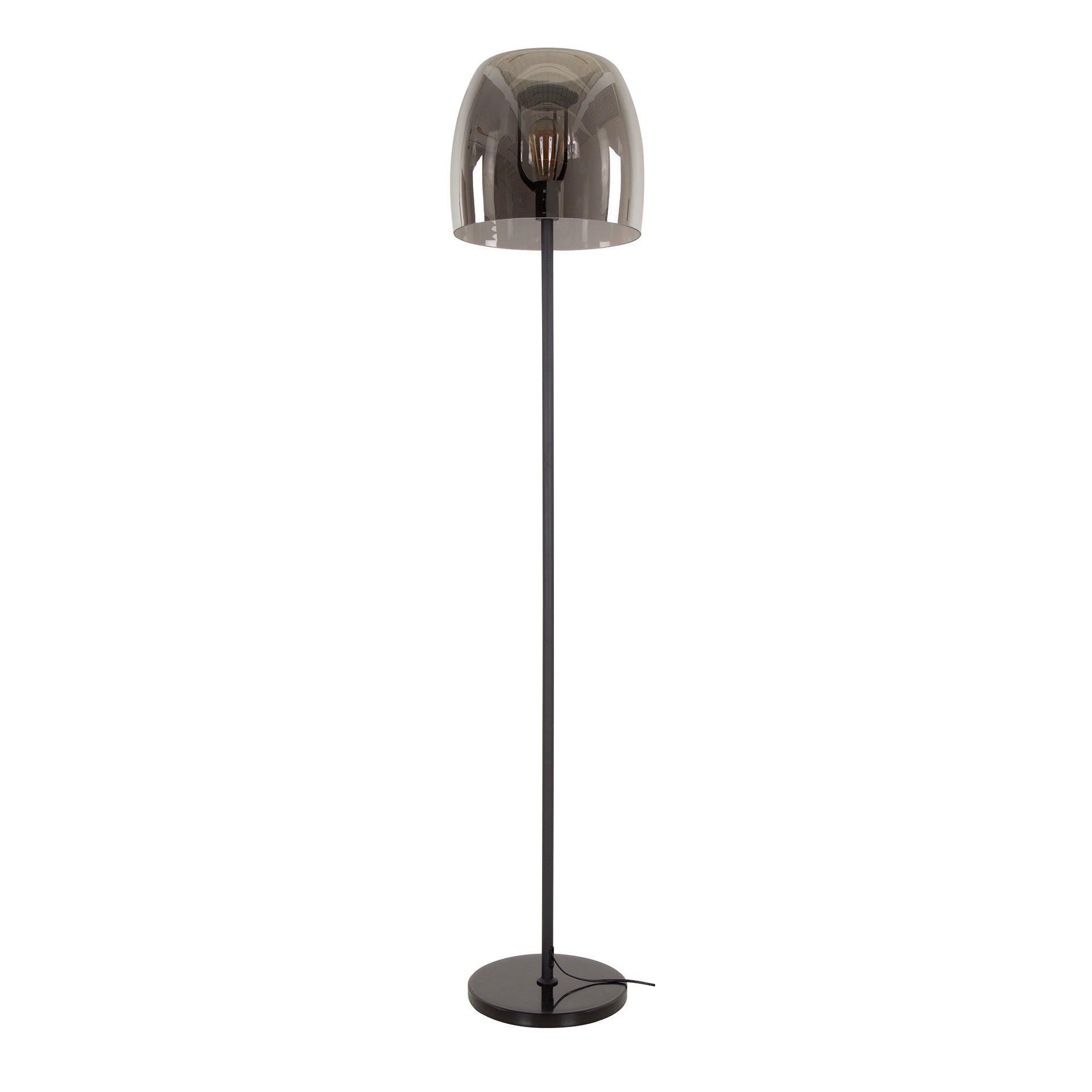 Vloerlamp Lunaris - Smoke - Glas - 170 cm