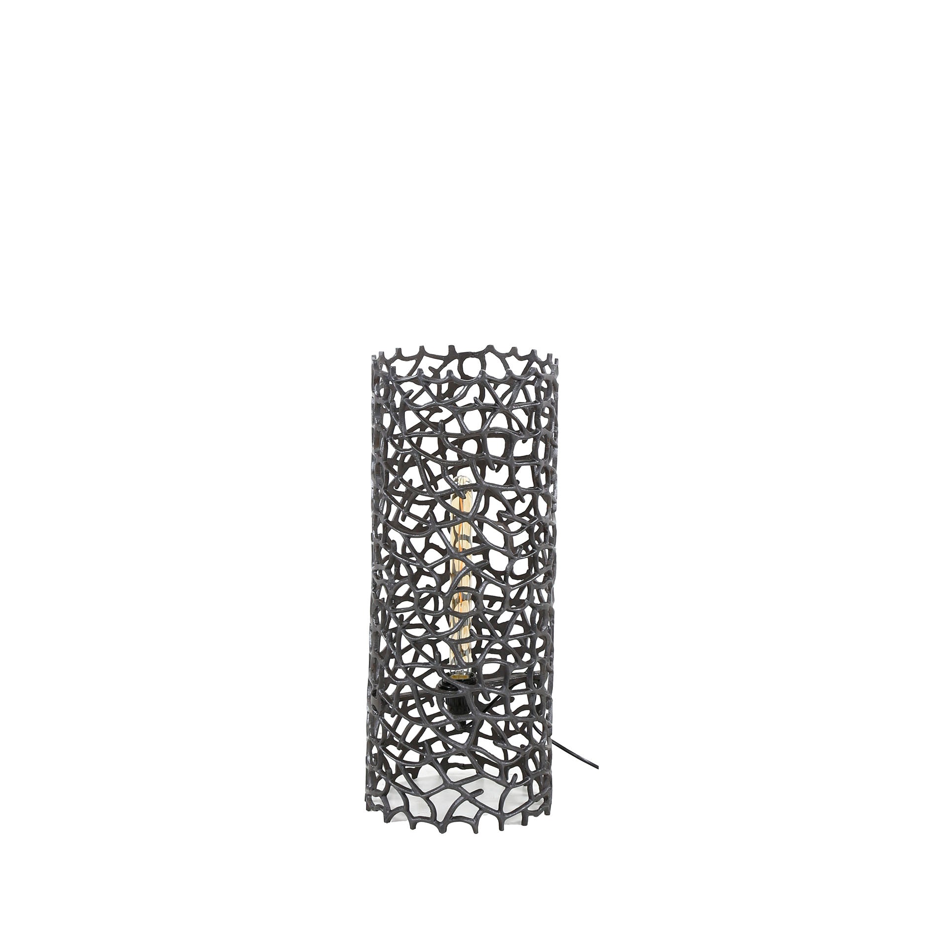 Vloerlamp Blaze - Zwart Nikkel - Metaal - 61 cm