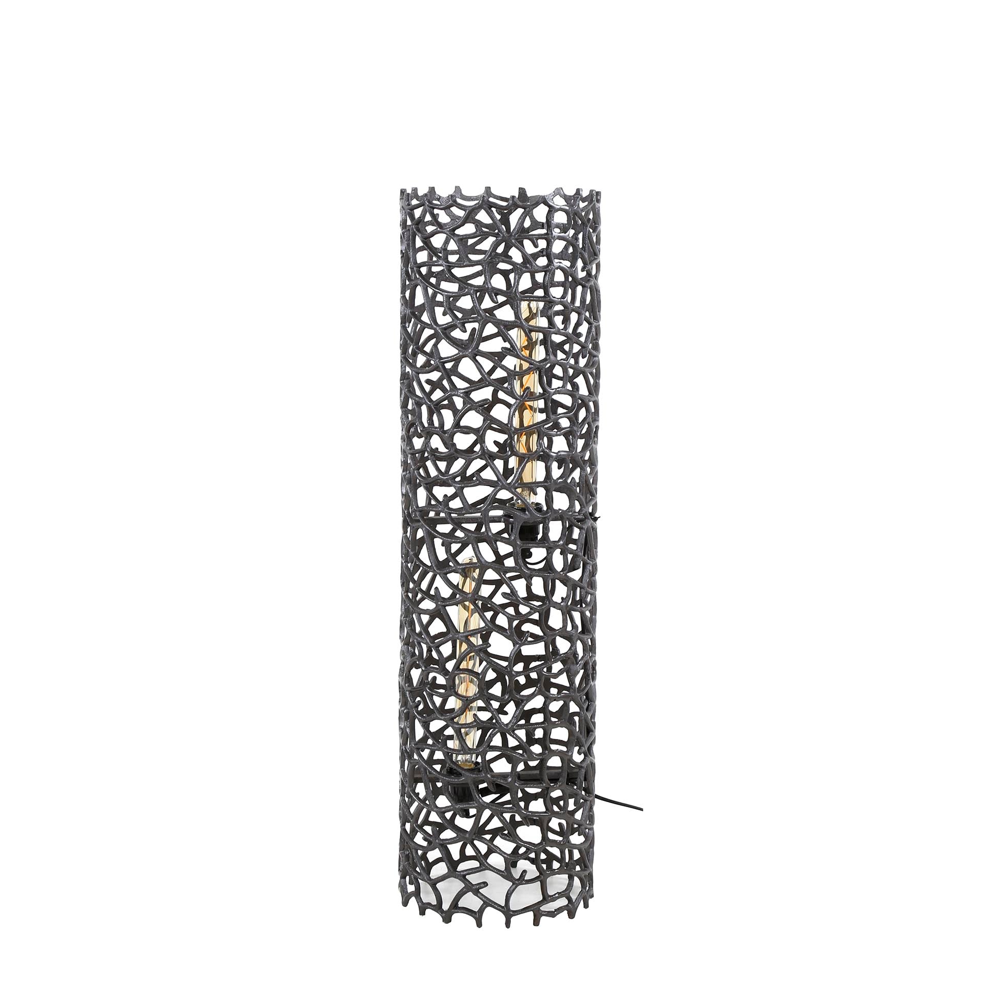 Vloerlamp Blaze - Zwart Nikkel - Metaal - 92 cm