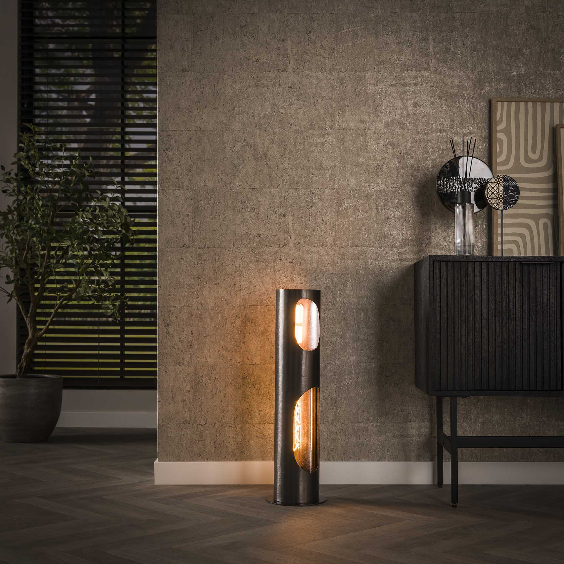 Vloerlamp Sky - Zwart Nikkel - Metaal - 65 cm