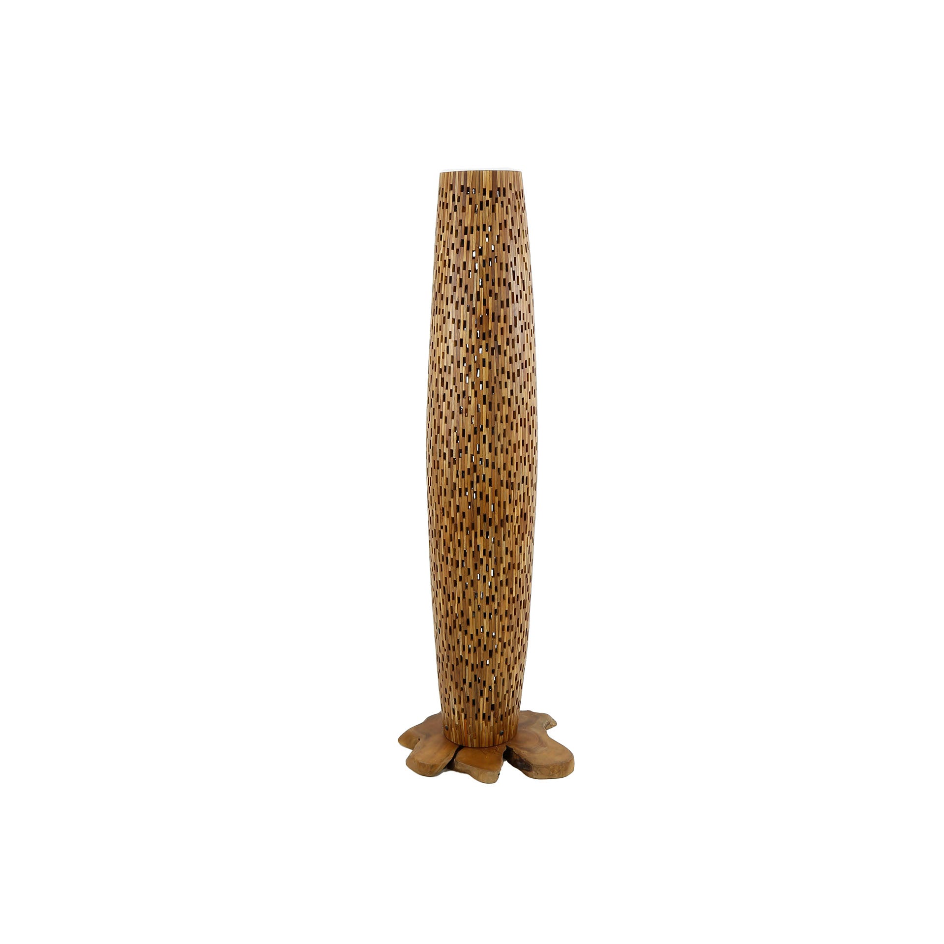 Vloerlamp Sage - Bruin - Teakhout - 145 cm