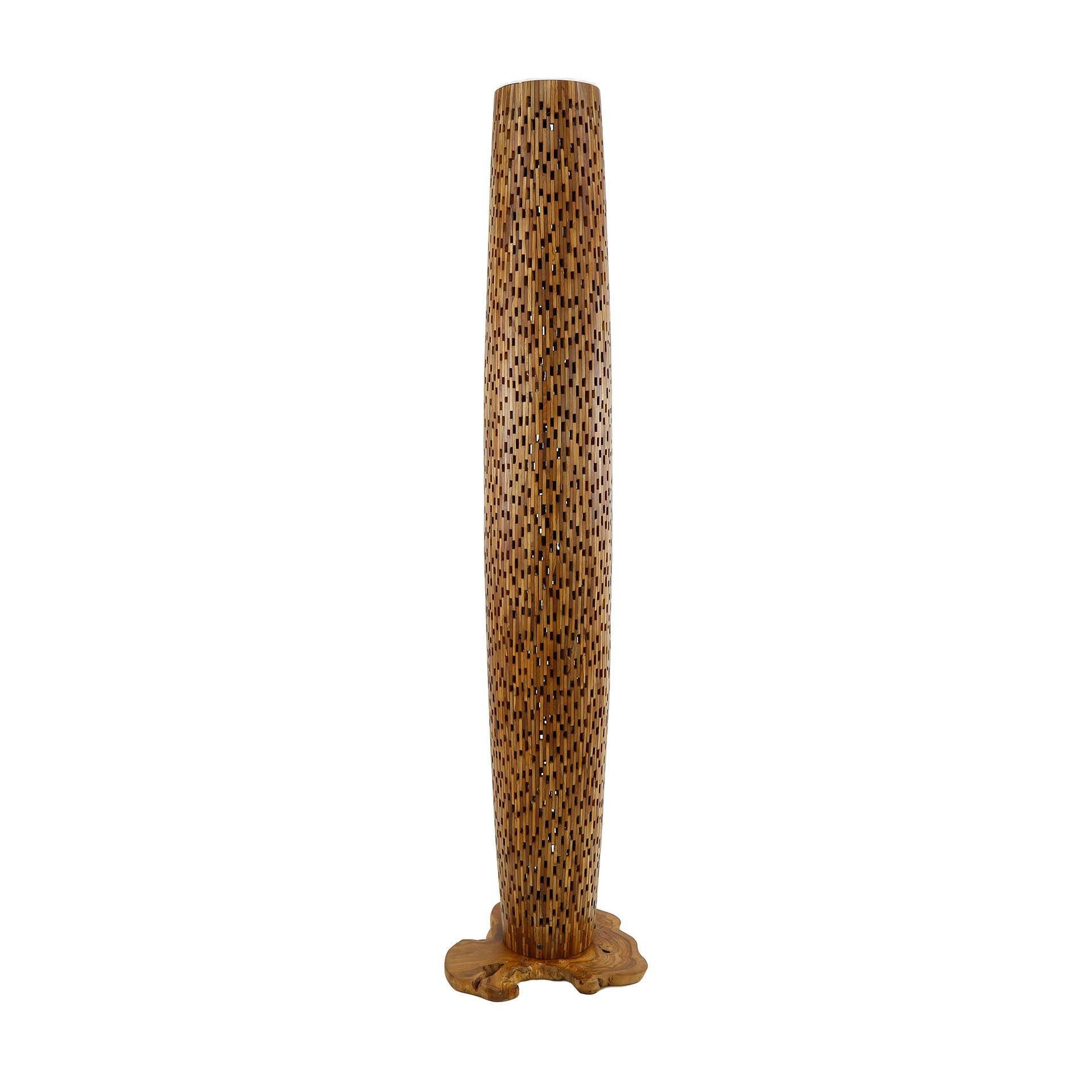 Vloerlamp Sage - Bruin - Teakhout - 184 cm
