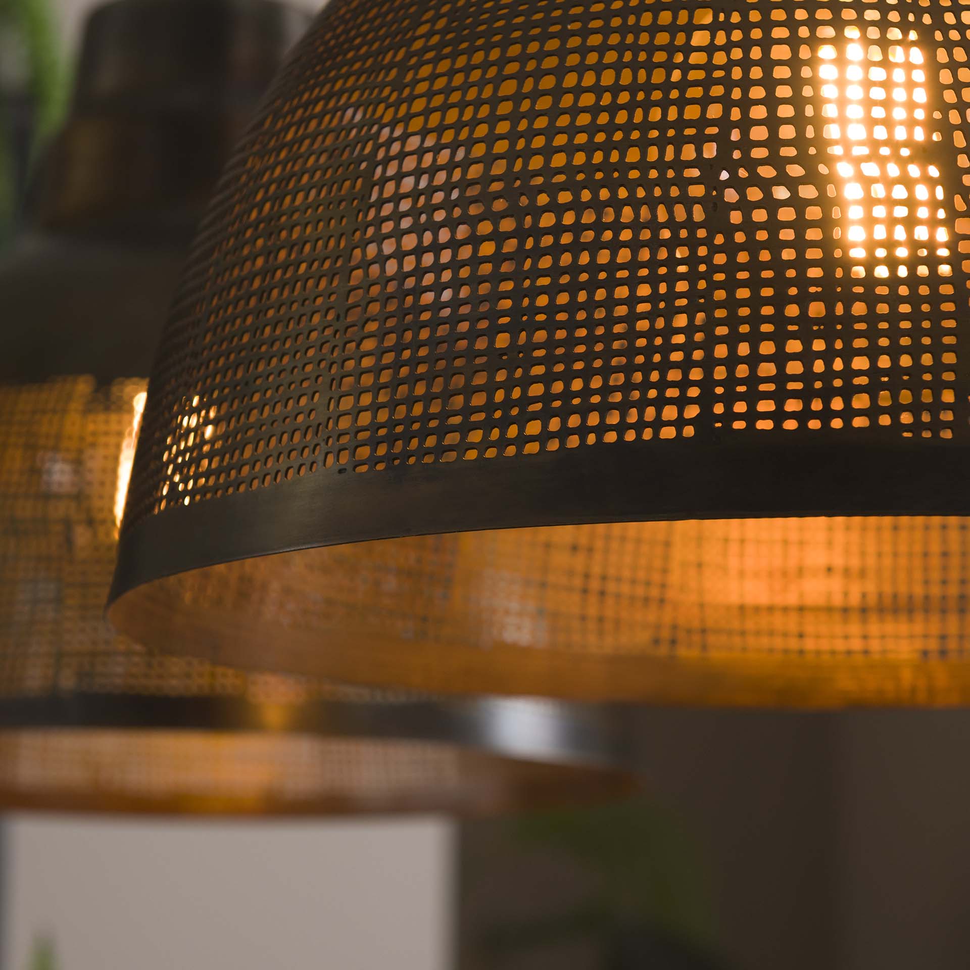 Hanglamp Pax - 2-lichts - Brons - Metaal