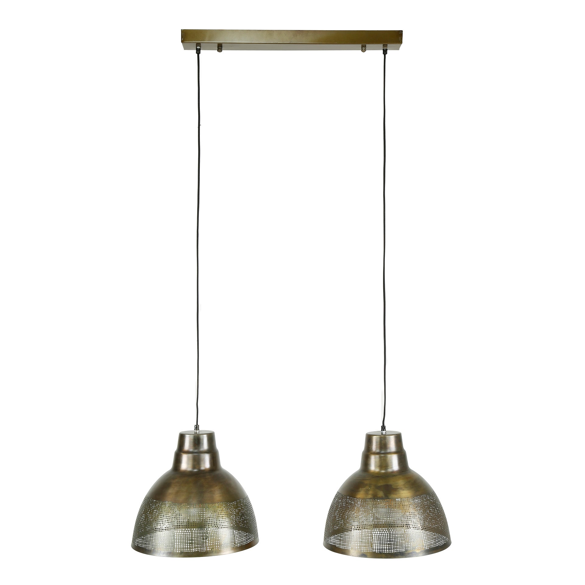 Hanglamp Pax - 2-lichts - Brons - Metaal
