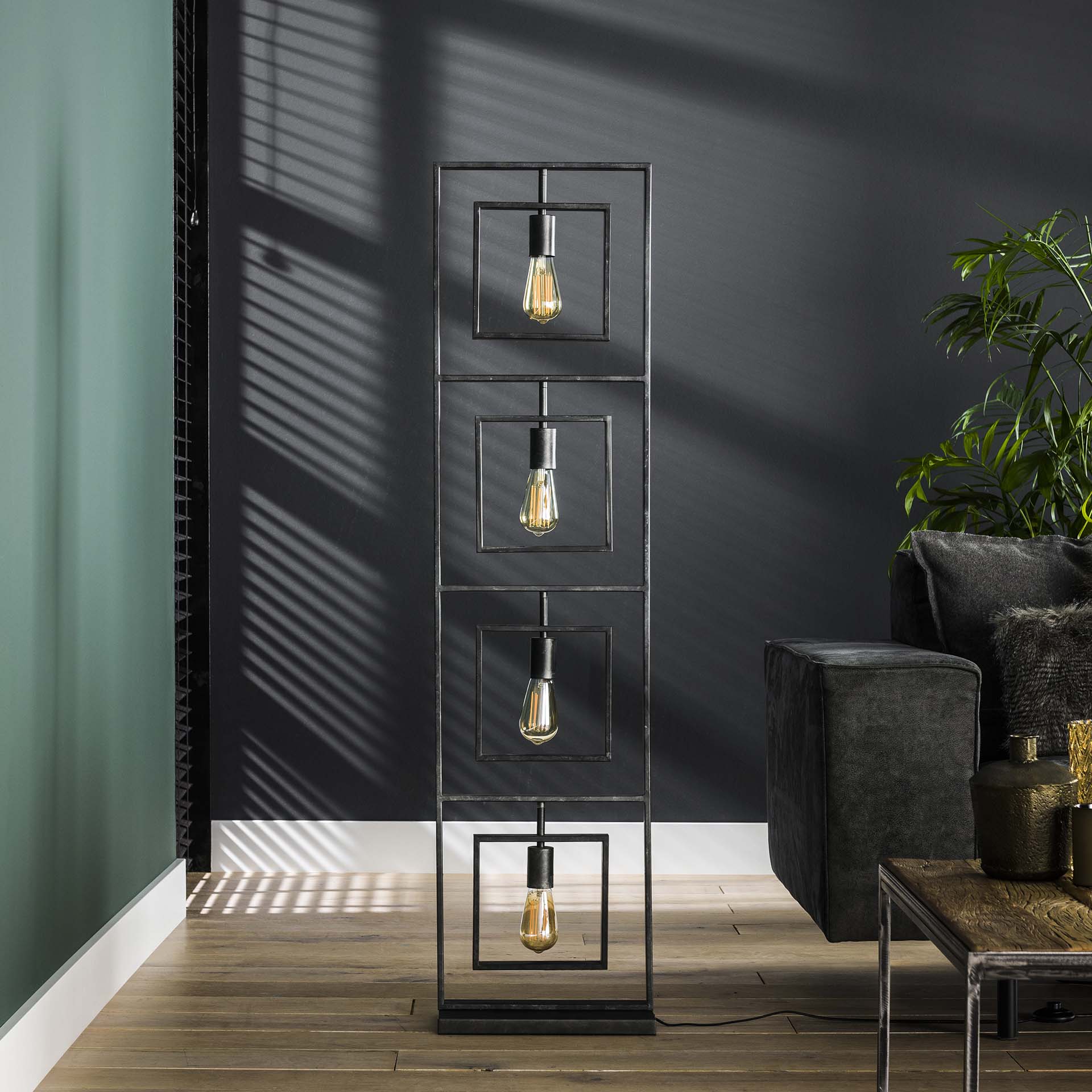 Vloerlamp Cosmo - Antraciet - Metaal