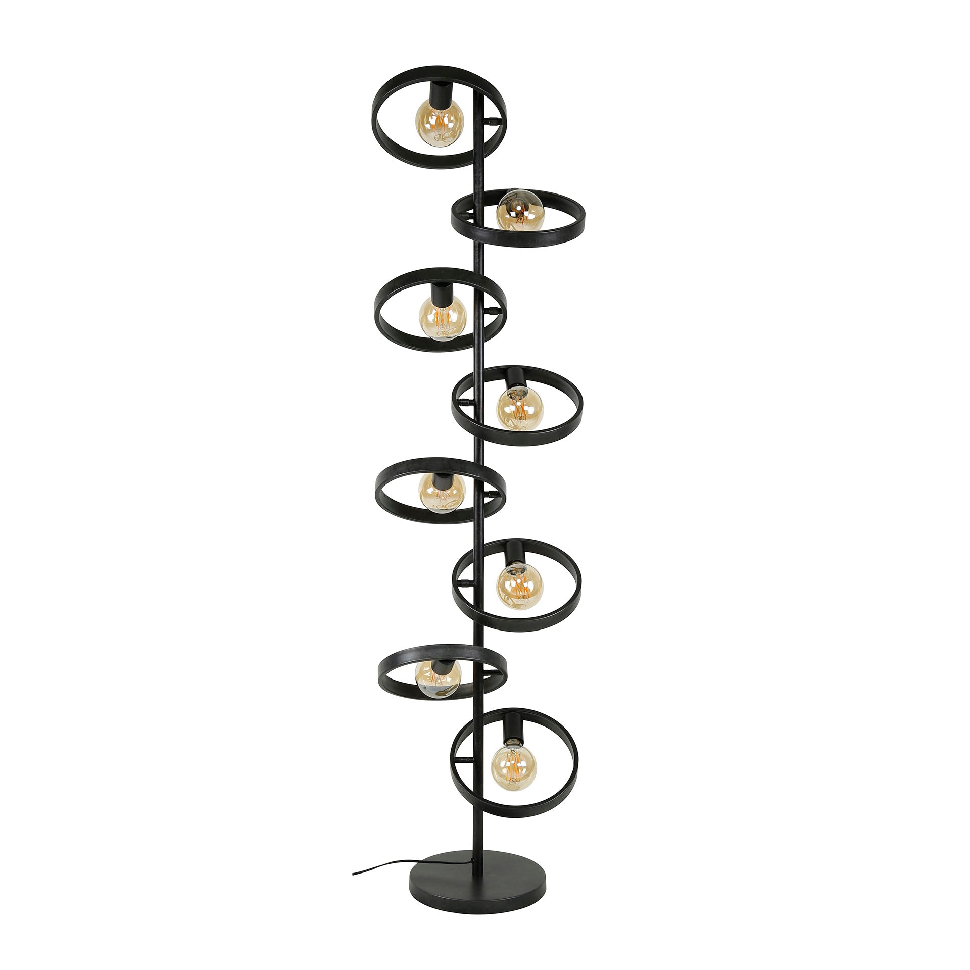 Vloerlamp Faye - Antraciet - Metaal