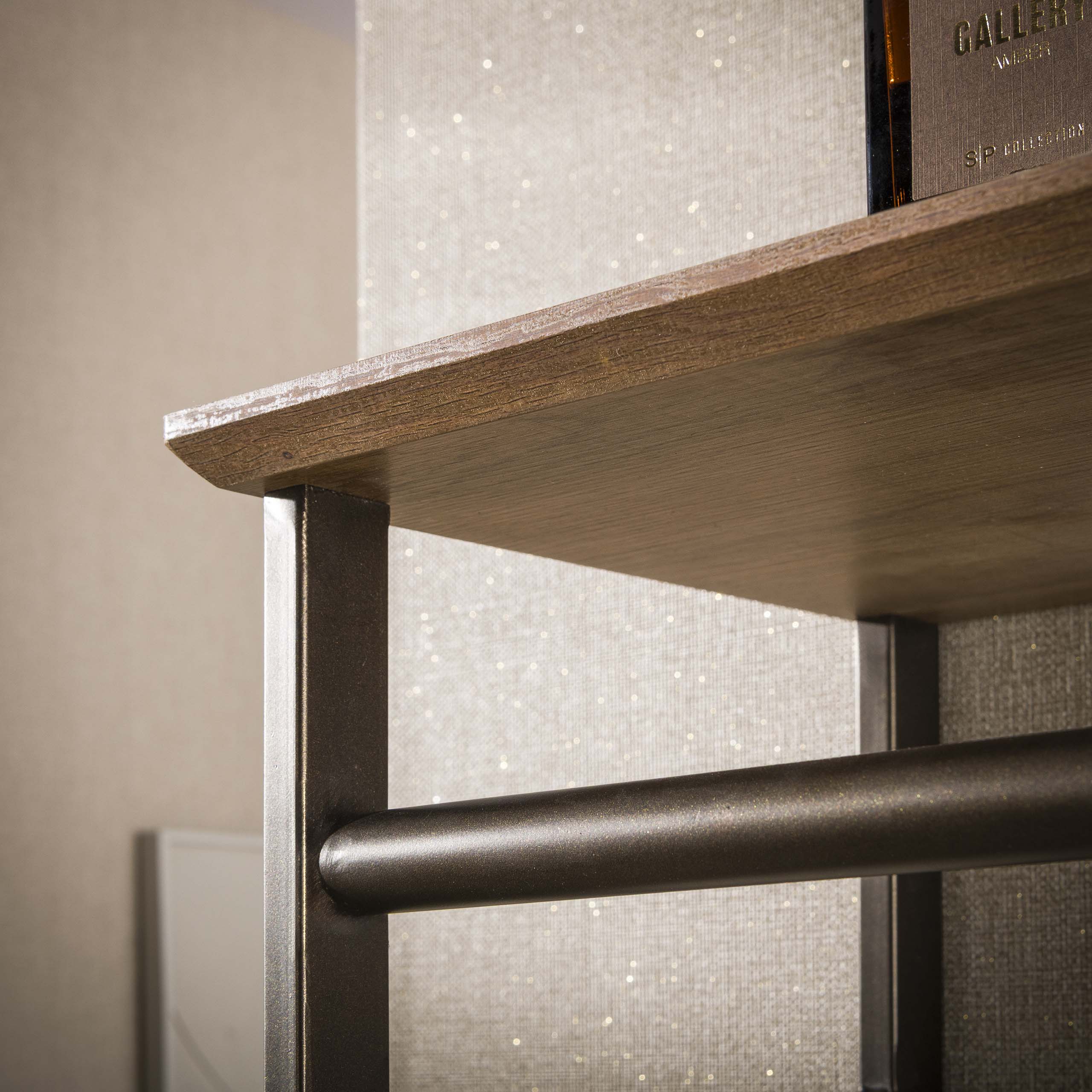 Kapstok Marlo Brons Gepoedercoat Staal 6 haken Meubelista Detailfoto