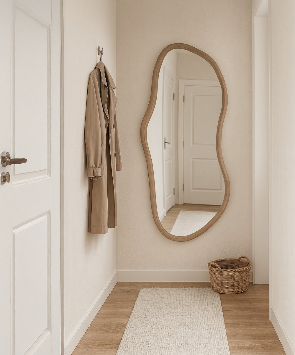 Organische Spiegel Lova Bruin 170 cm Meubelista