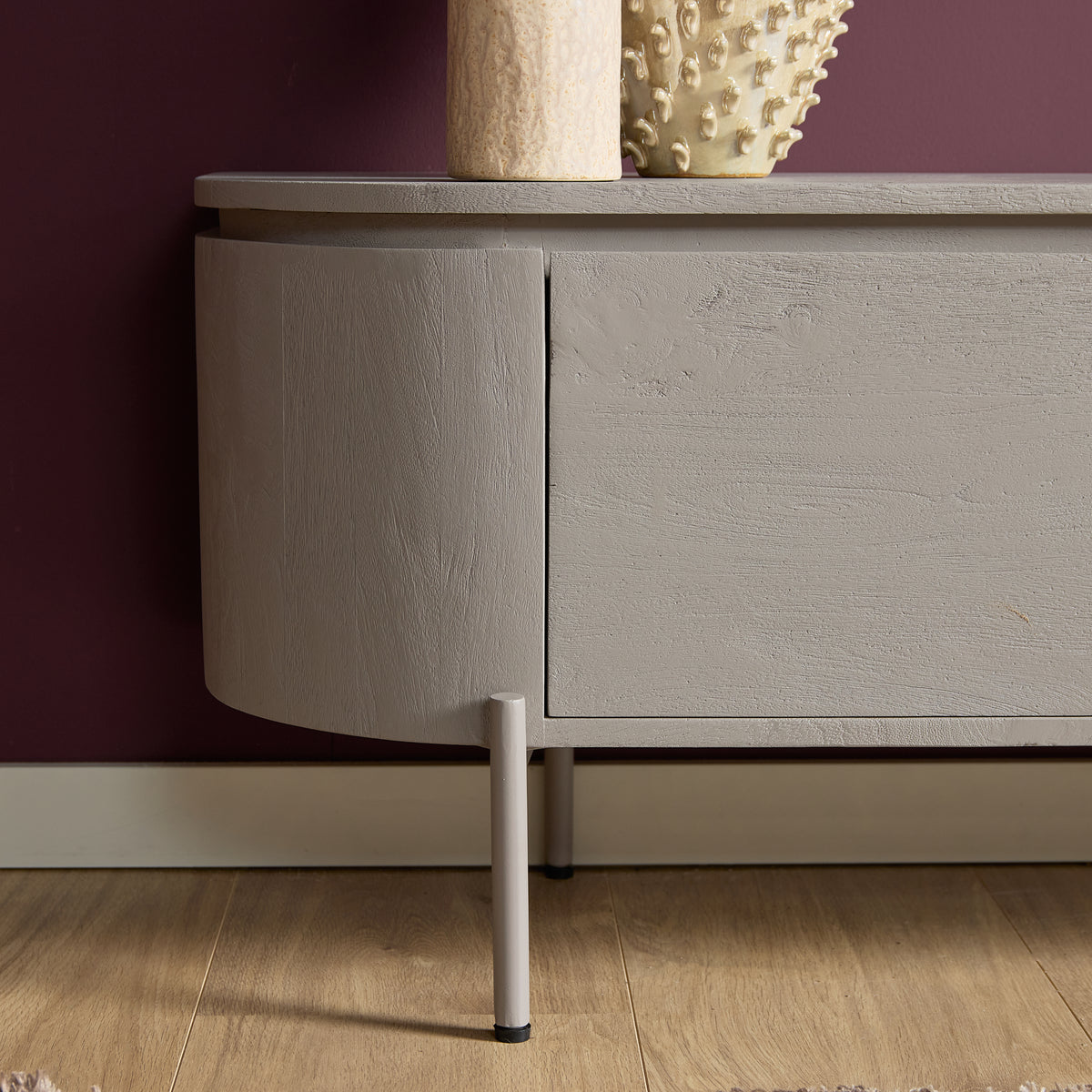 Zwevend TV-meubel Nivara - Naturel - 120 cm