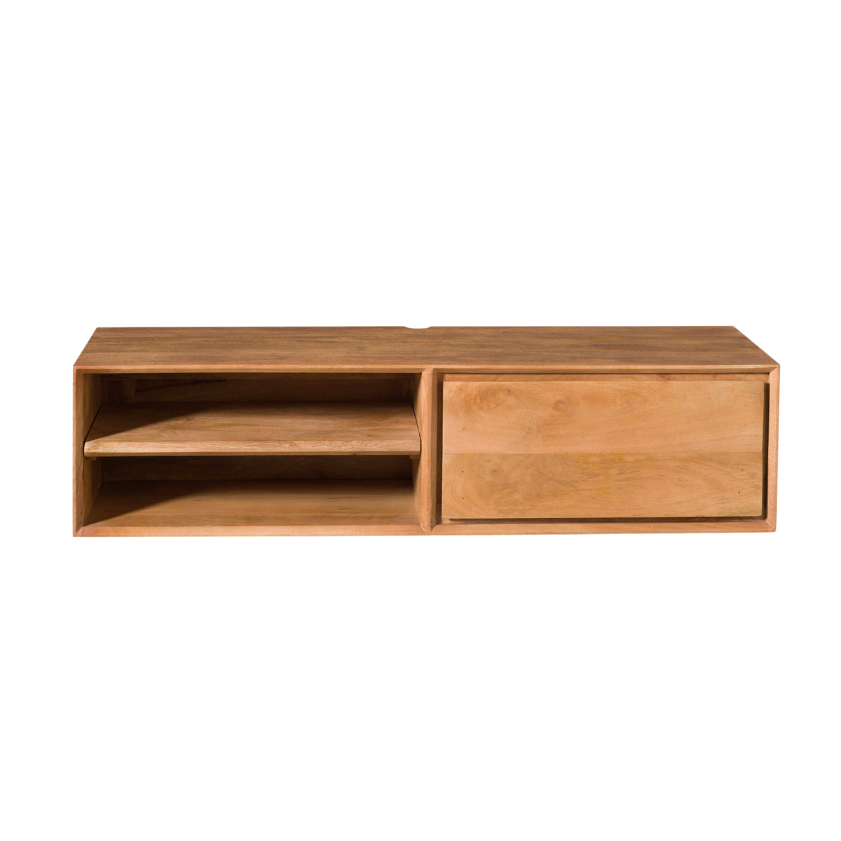Zwevend TV-meubel Nivara - Naturel - 120 cm
