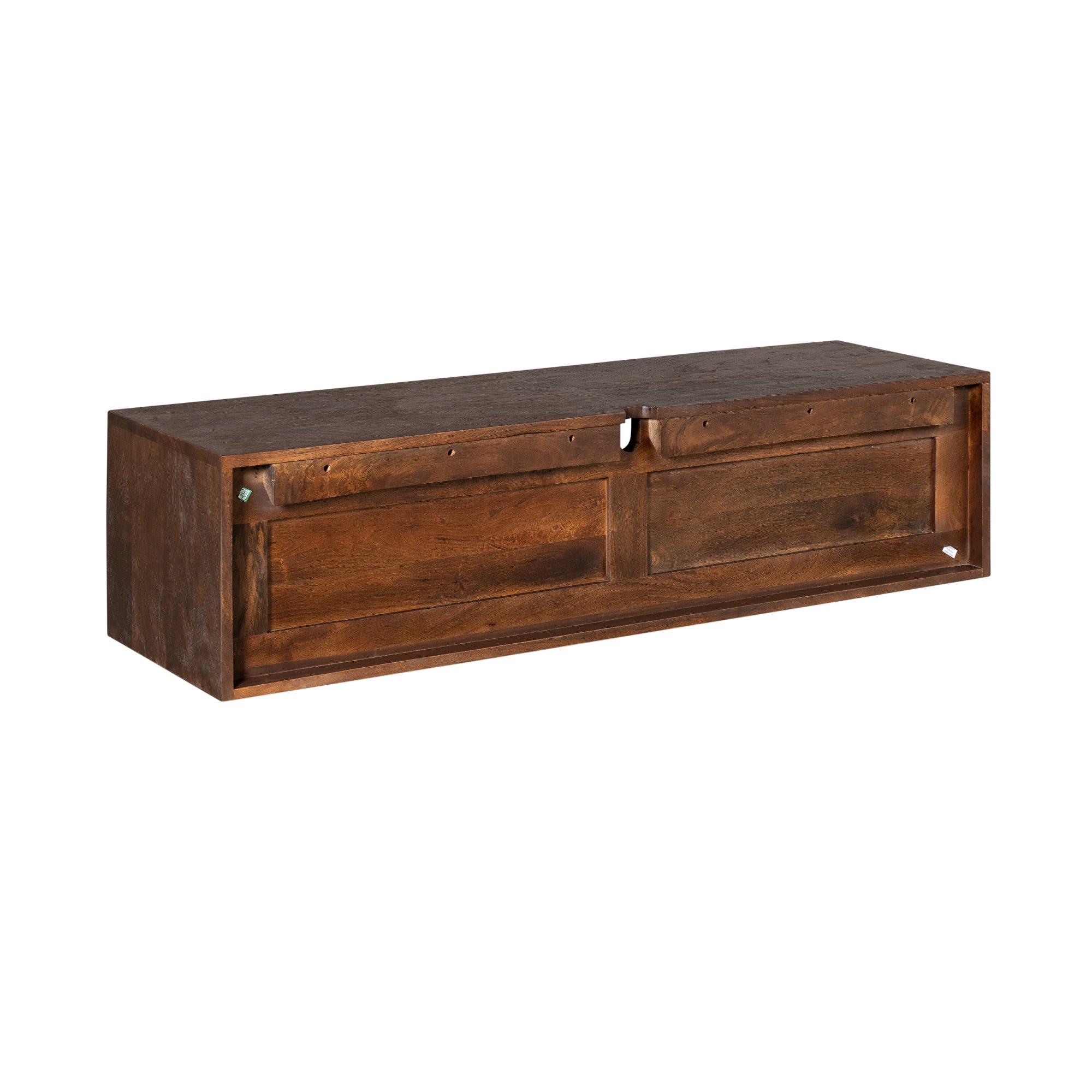 Zwevend TV-meubel Nivara - Bruin - 120 cm