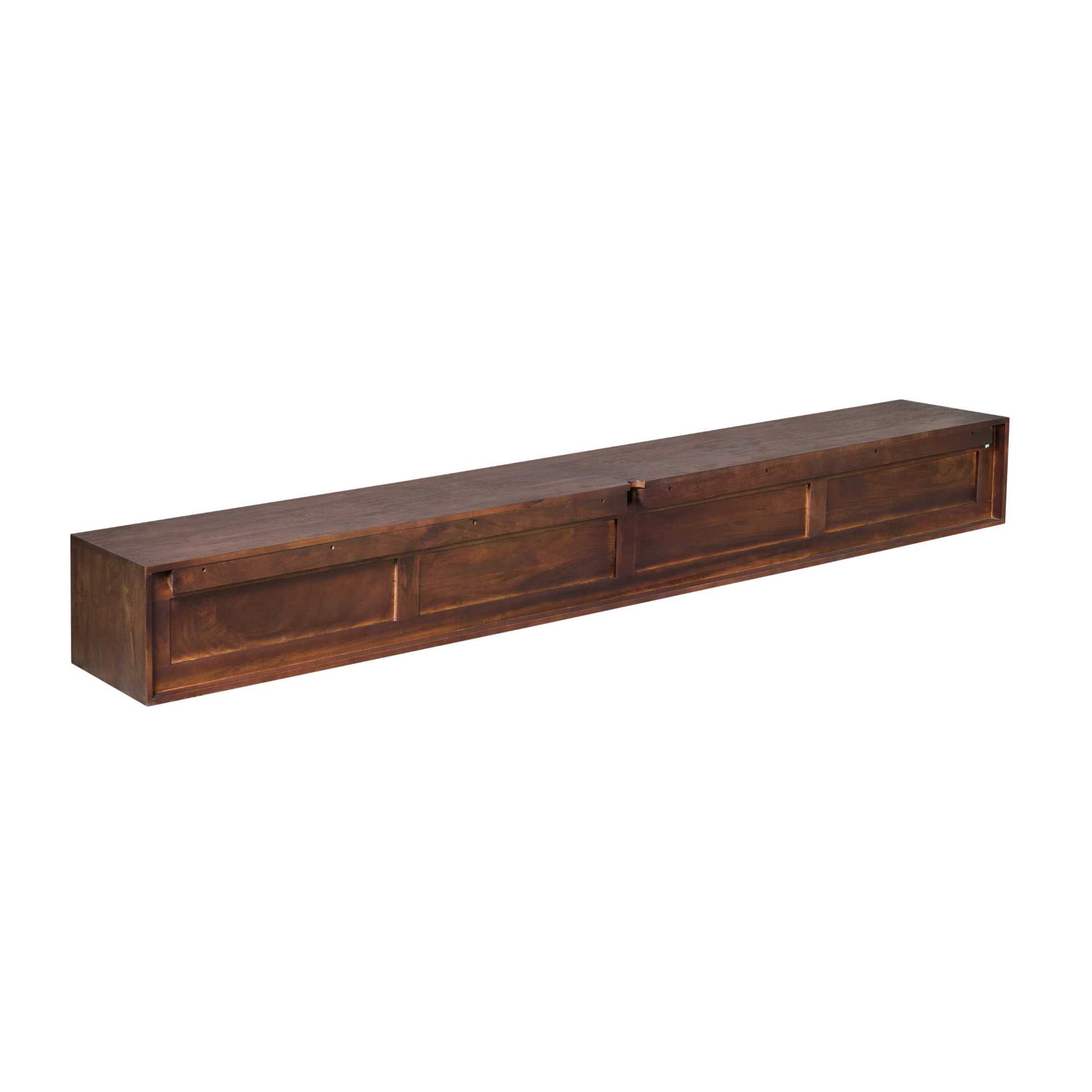 Zwevend TV-meubel Nivara - Bruin - 240 cm