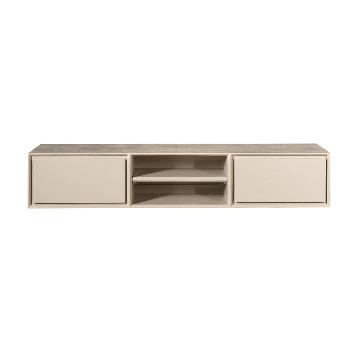 Zwevend TV-meubel Nivara - Beige - 160 cm