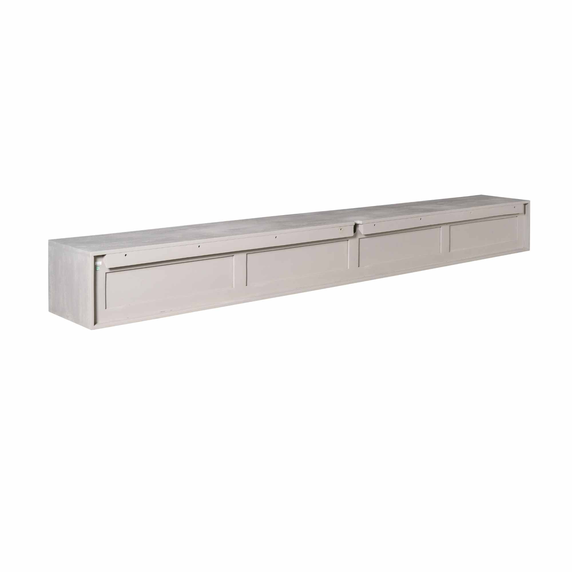 Zwevend TV-meubel Nivara - Stone - 240 cm