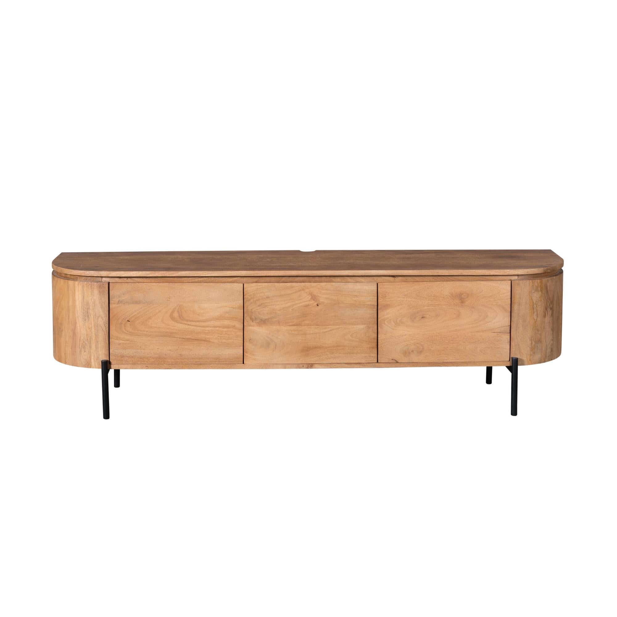 Zwevend TV-meubel Bloom - Naturel - 160 cm