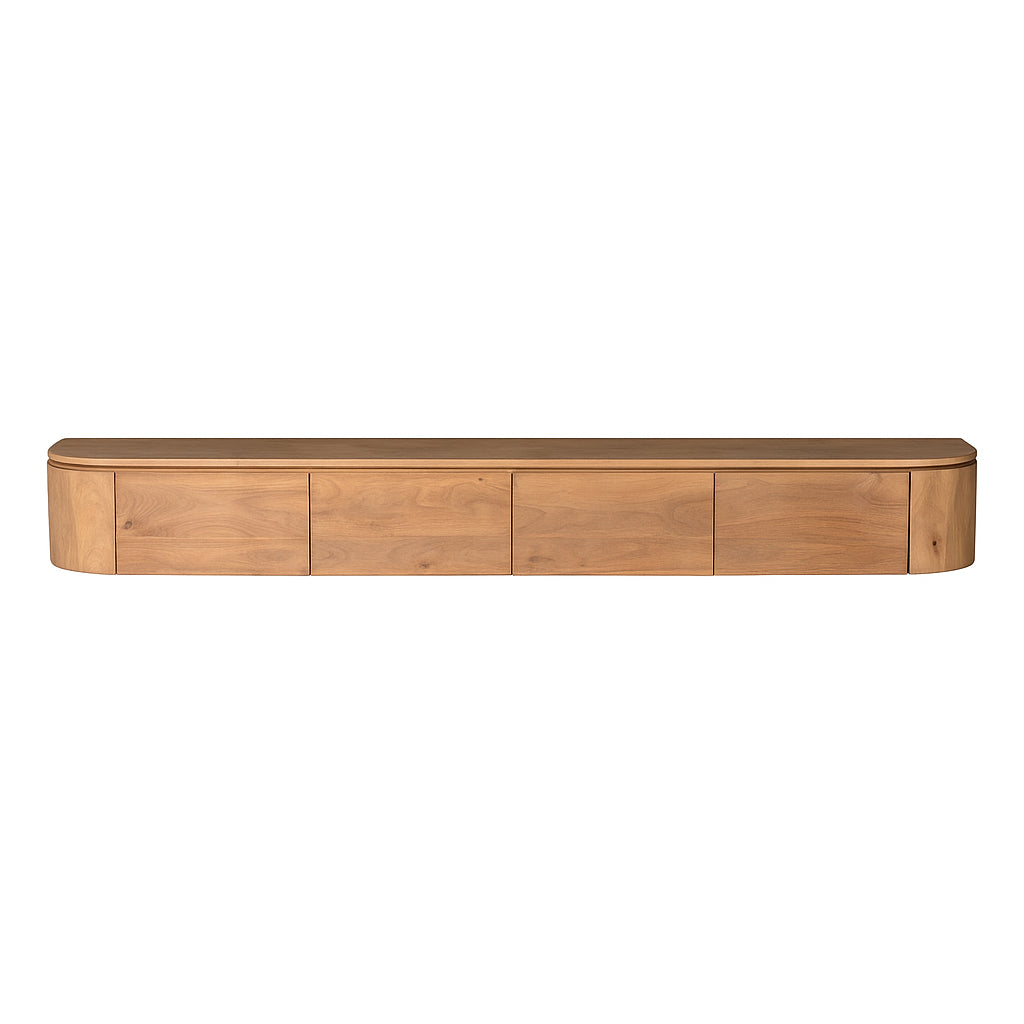 Zwevend TV-meubel Bloom - Naturel - 200 cm