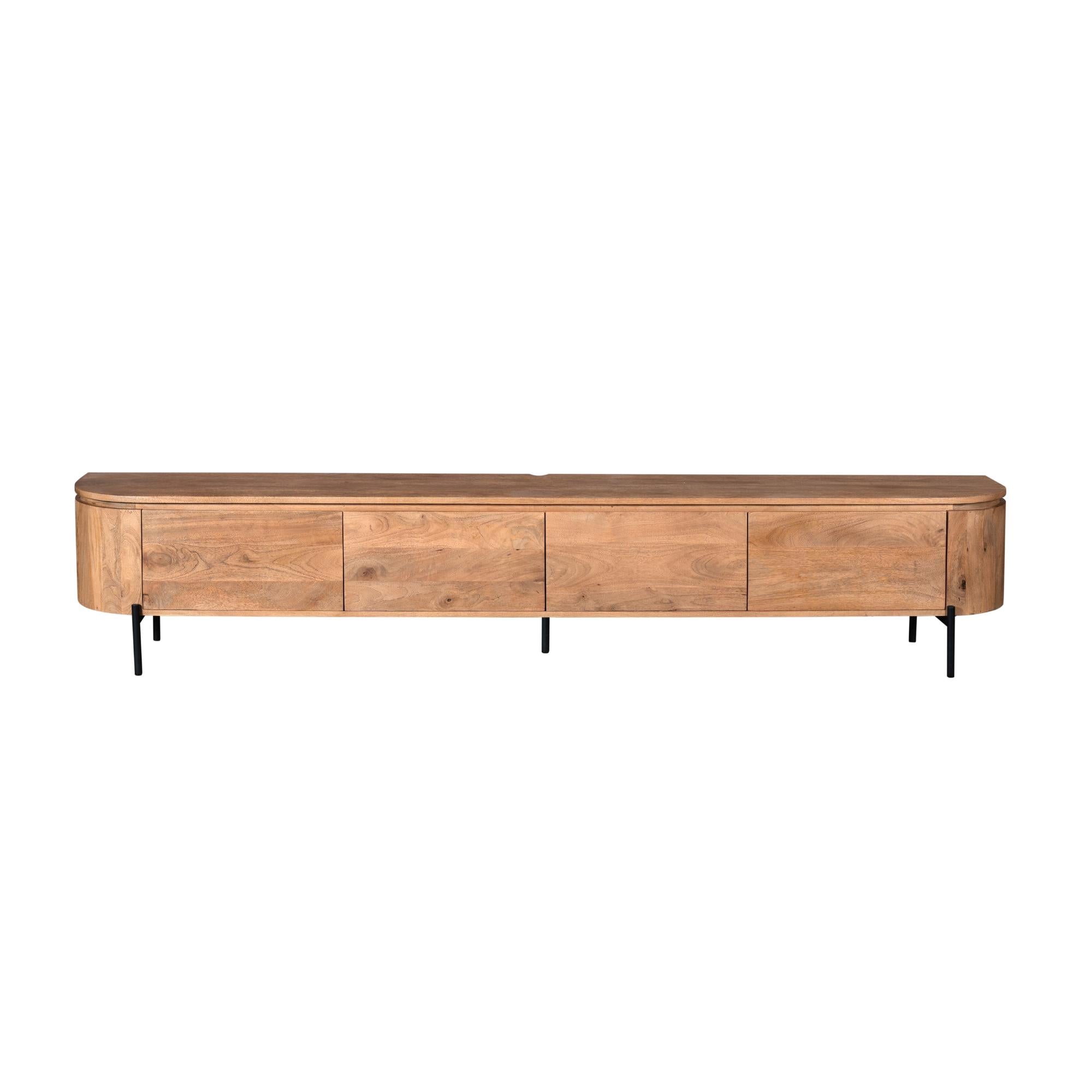 Zwevend TV-meubel Bloom - Naturel - 240 cm
