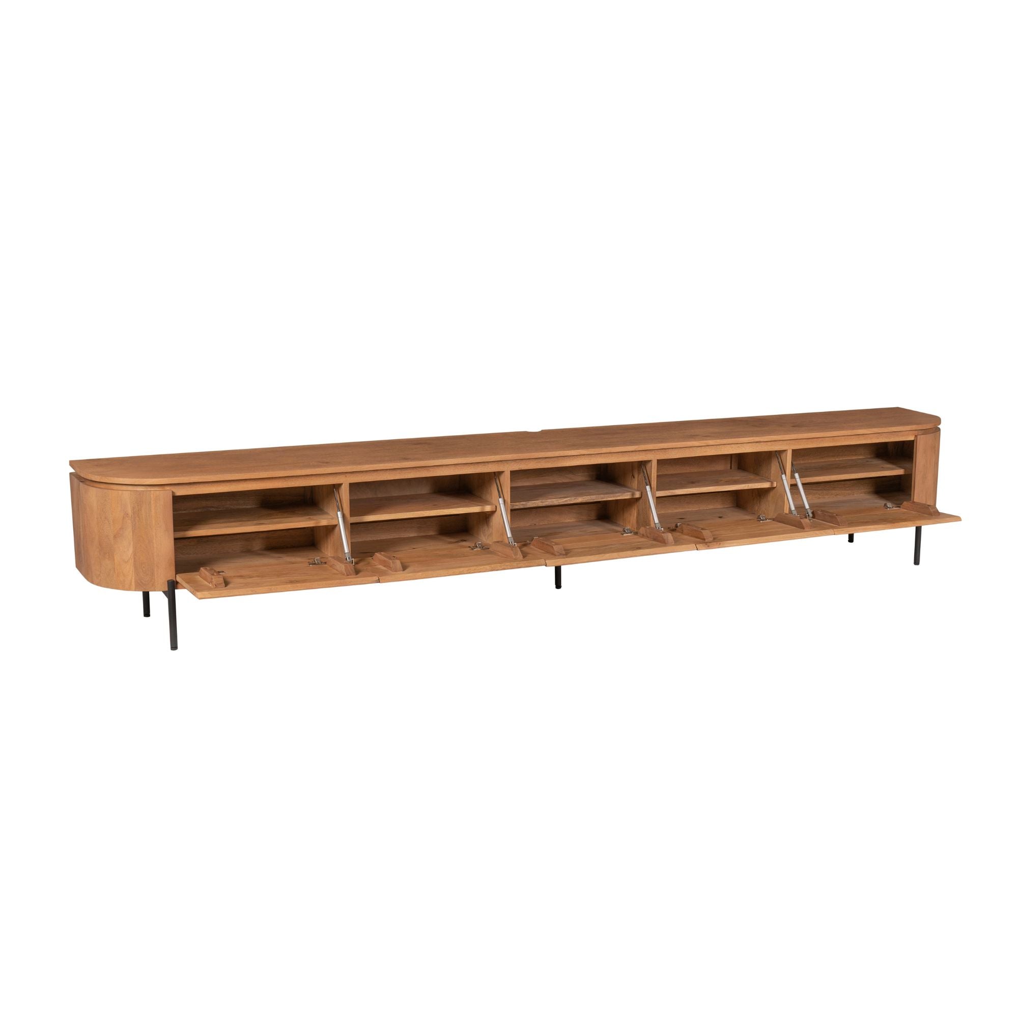 Zwevend TV-meubel Bloom - Naturel - 280 cm