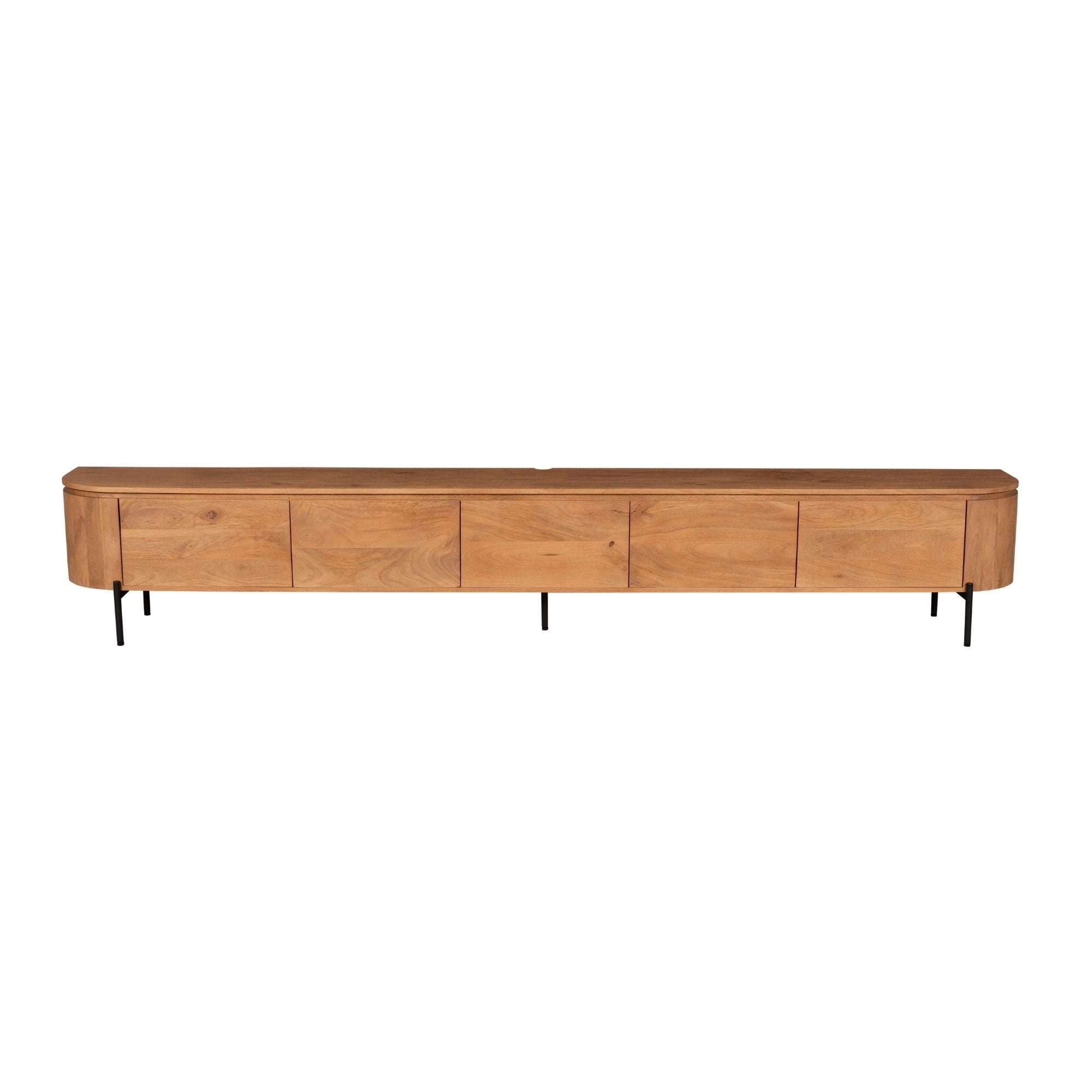 Zwevend TV-meubel Bloom - Naturel - 280 cm