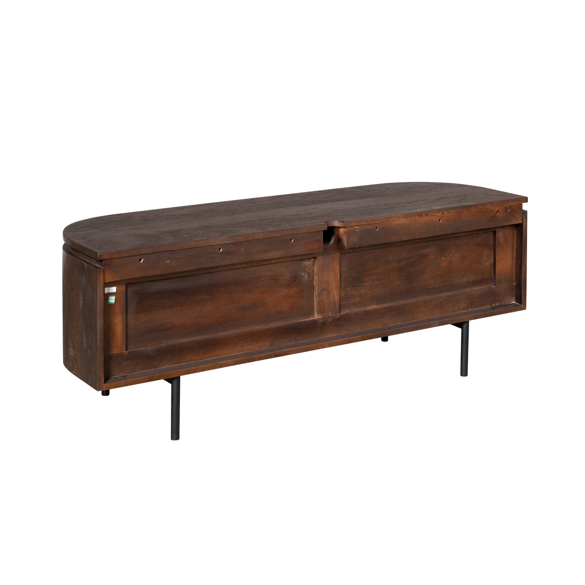 Zwevend TV-meubel Bloom - Bruin - 120 cm