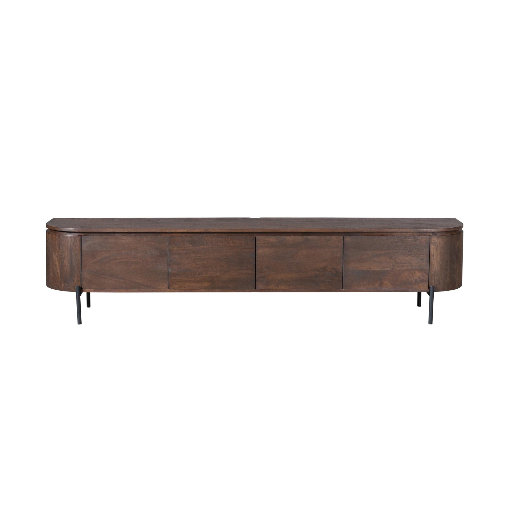 Zwevend TV-meubel Bloom - Bruin - 200 cm