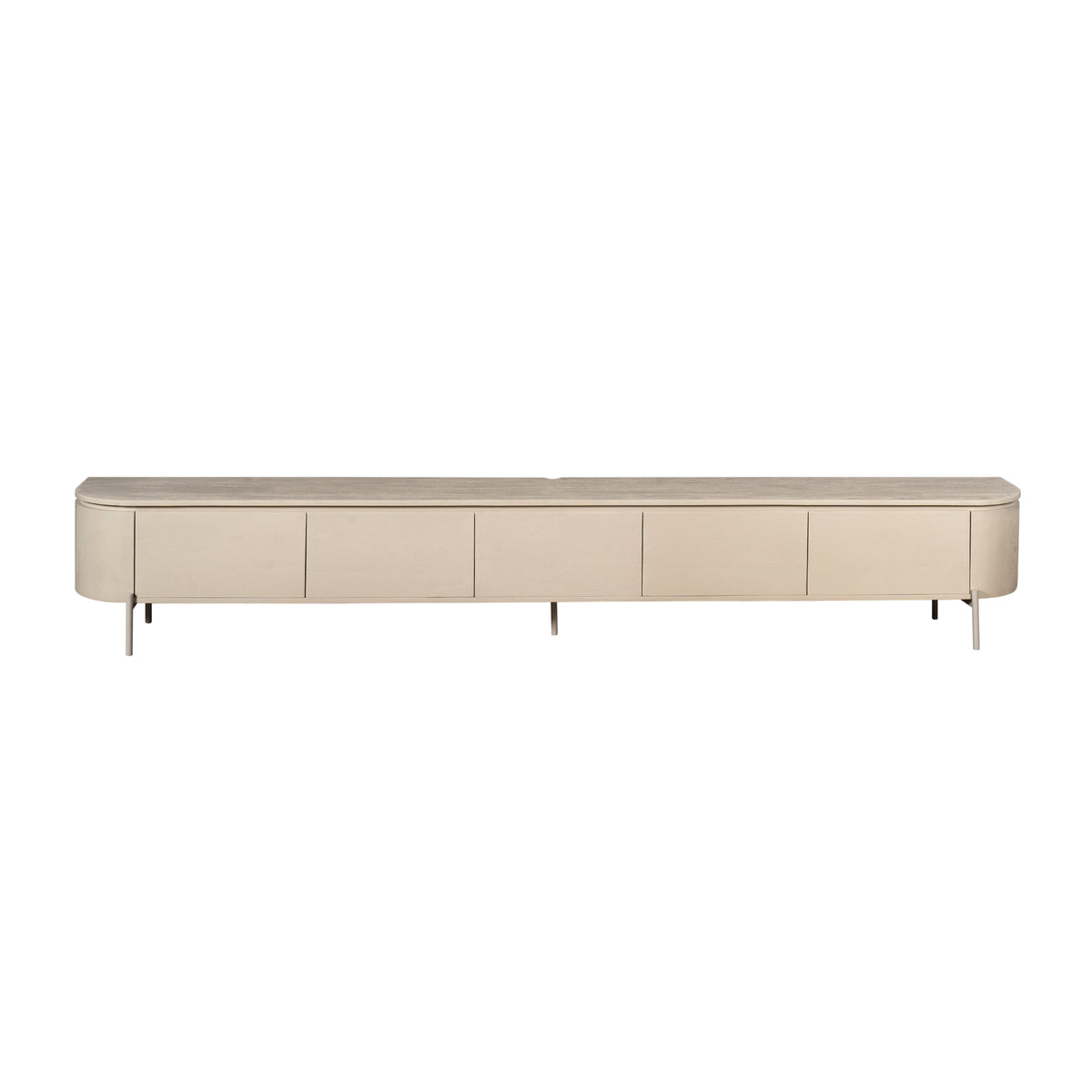 Zwevend TV-meubel Bloom - Beige - 280 cm