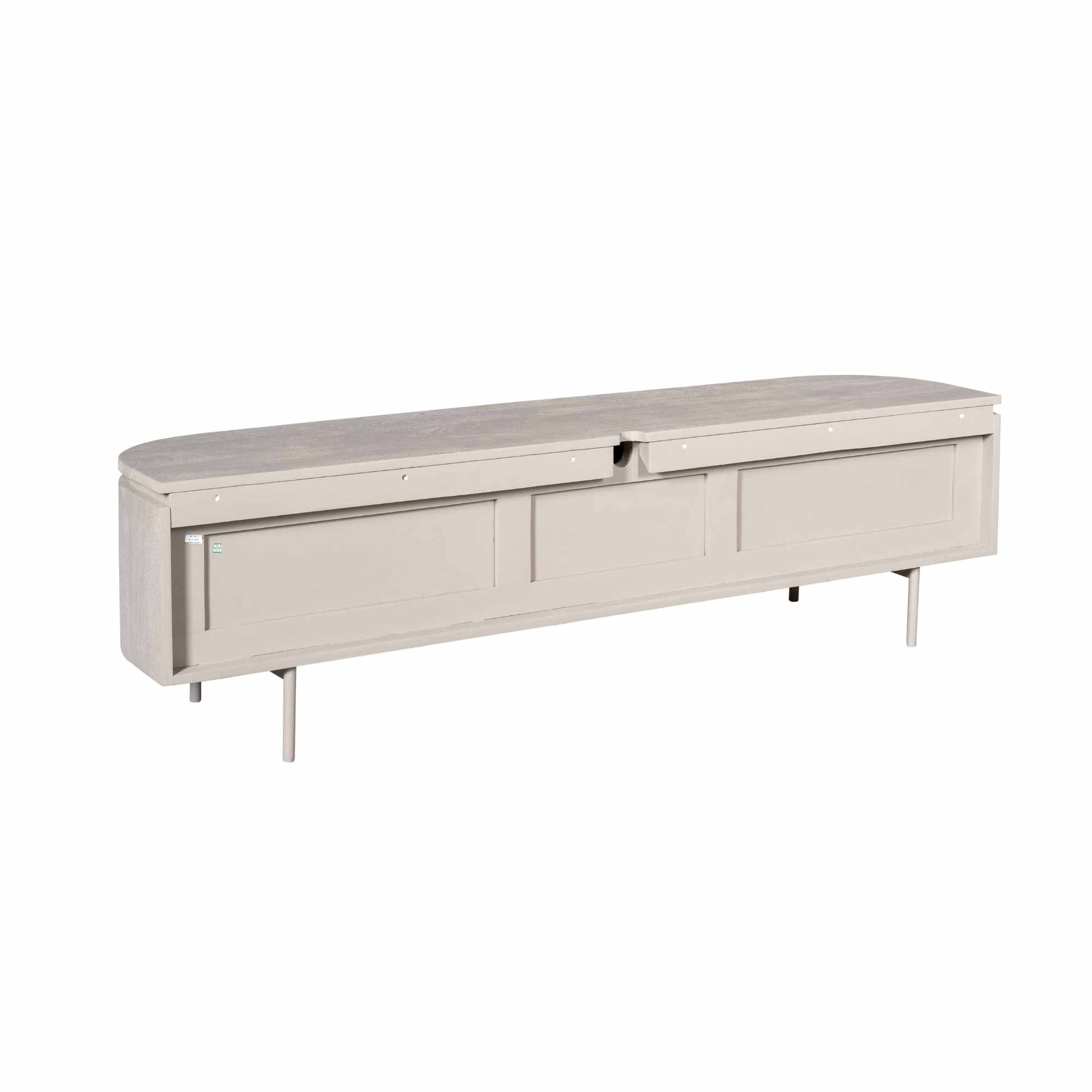 Zwevend TV-meubel Bloom - Stone - 160 cm