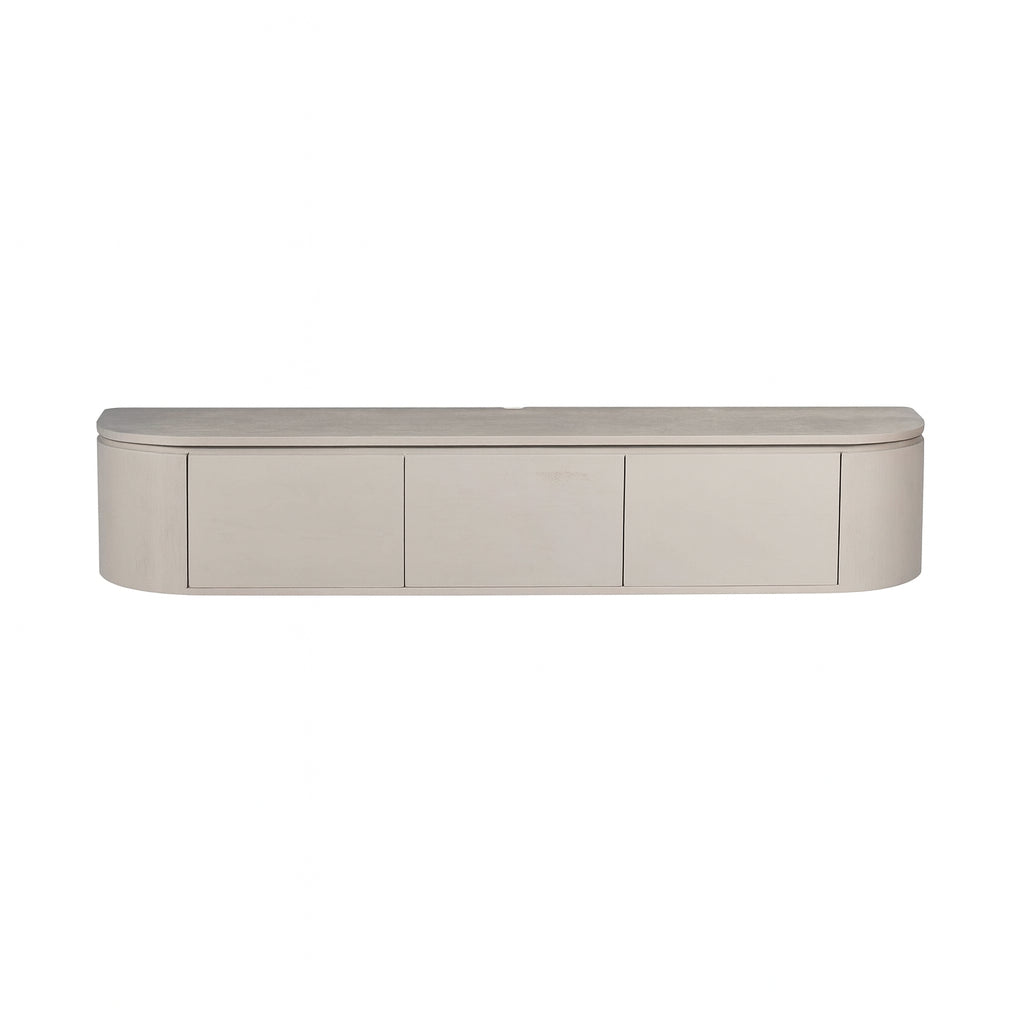 Zwevend TV-meubel Bloom - Stone - 160 cm